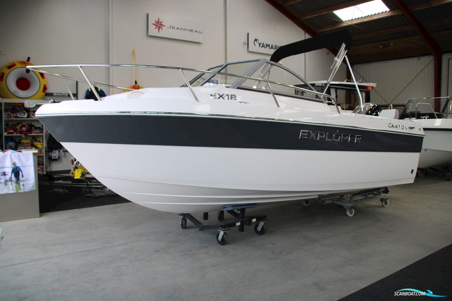 Campion EX18 OB SC Motorboat 2021, with Yamaha VF150LA Vmax Sho engine, Denmark