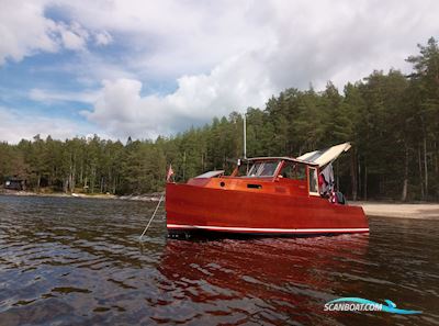 “Caoba” – Unik Hemingway-Inspireret Mahognibåd Med Moderne Konstruktion Motorboat 2018, with Mercury 150 HK Efi engine, Denmark