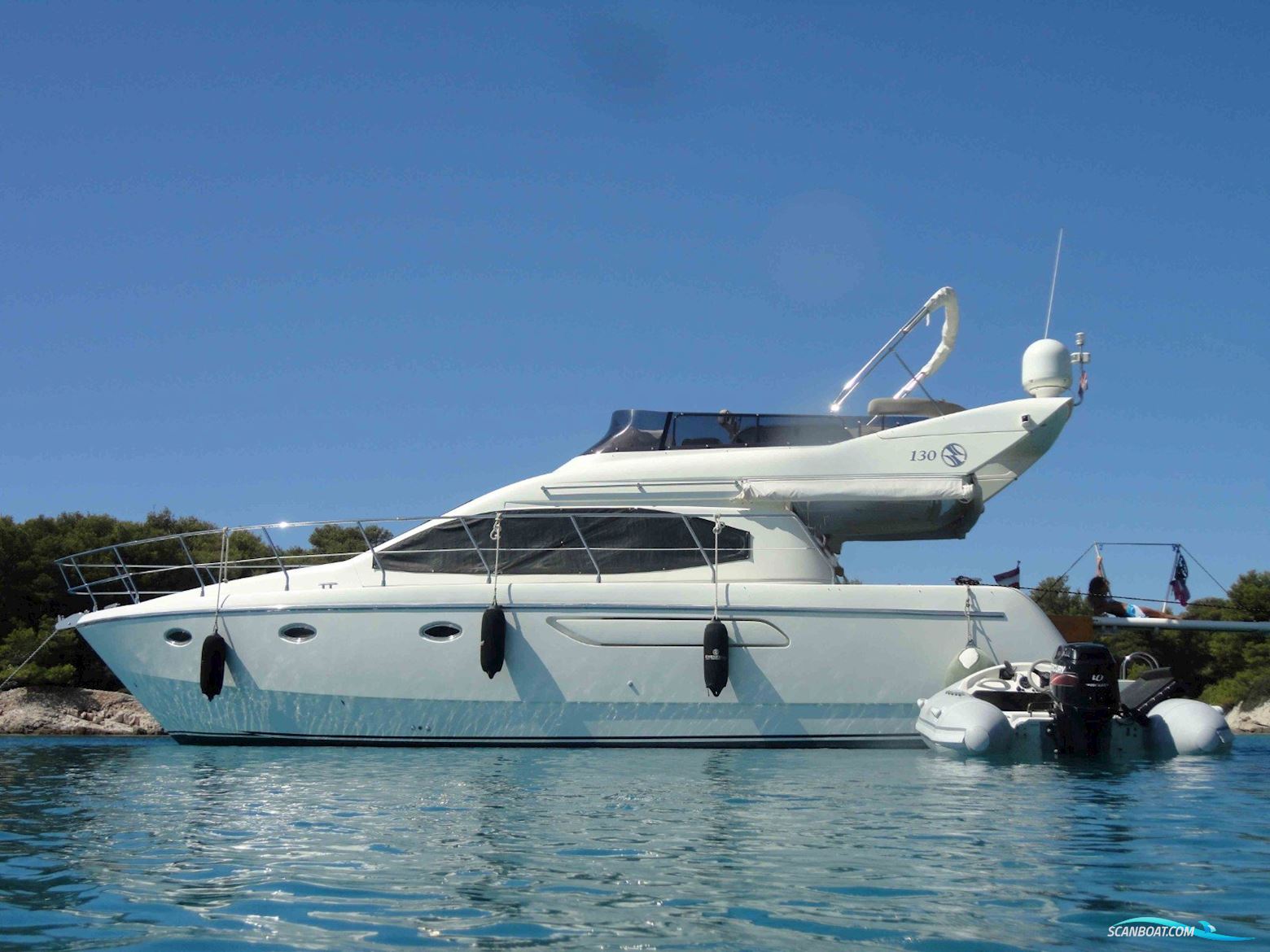 Carnevali 130 FLY Motorboat 2009, with CATERPILLAR C 7 engine, Croatia