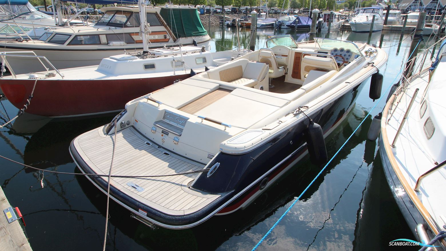 Chris Craft Corsair 28 Motorboat 2014, with Mercury engine, Denmark