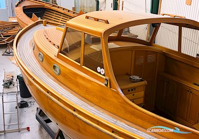 Classic Wooden Motor Yacht Motorboat 1975, with Yanmar 4JH4E engine, Sweden