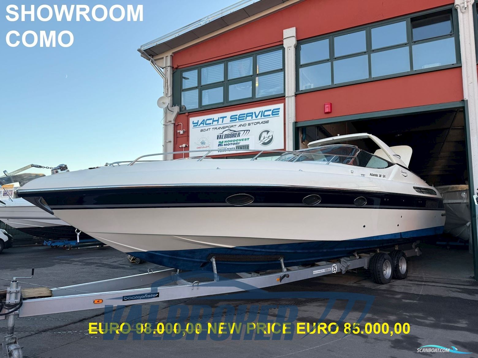Colombo 38 Atlantic SX Motorboat 2000, with Volvo Penta 7.4 Gi engine, Italy
