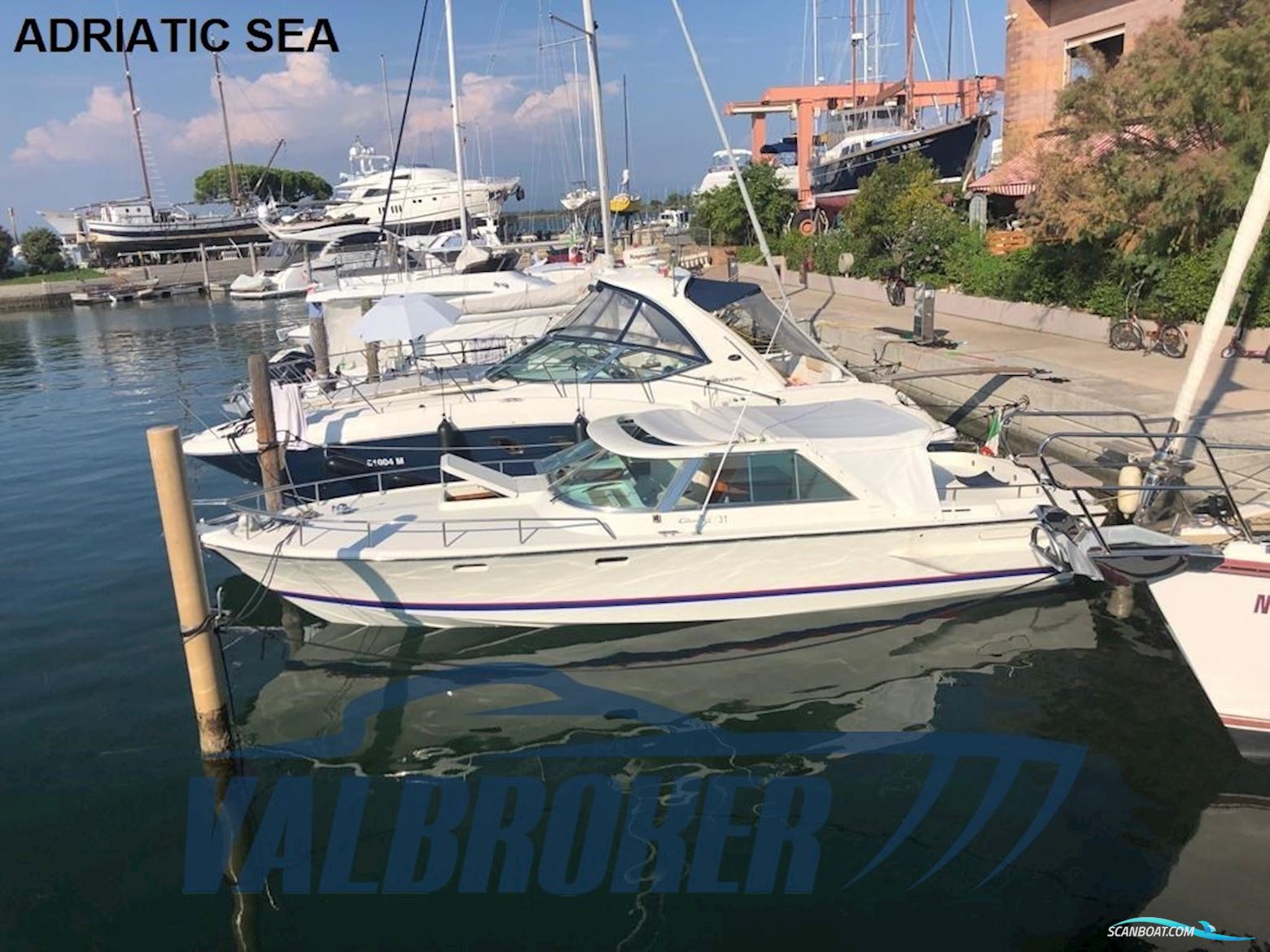 Colombo Super Indios 31 Motorboat 1986, with Volvo Penta Aqad 40B engine, Italy