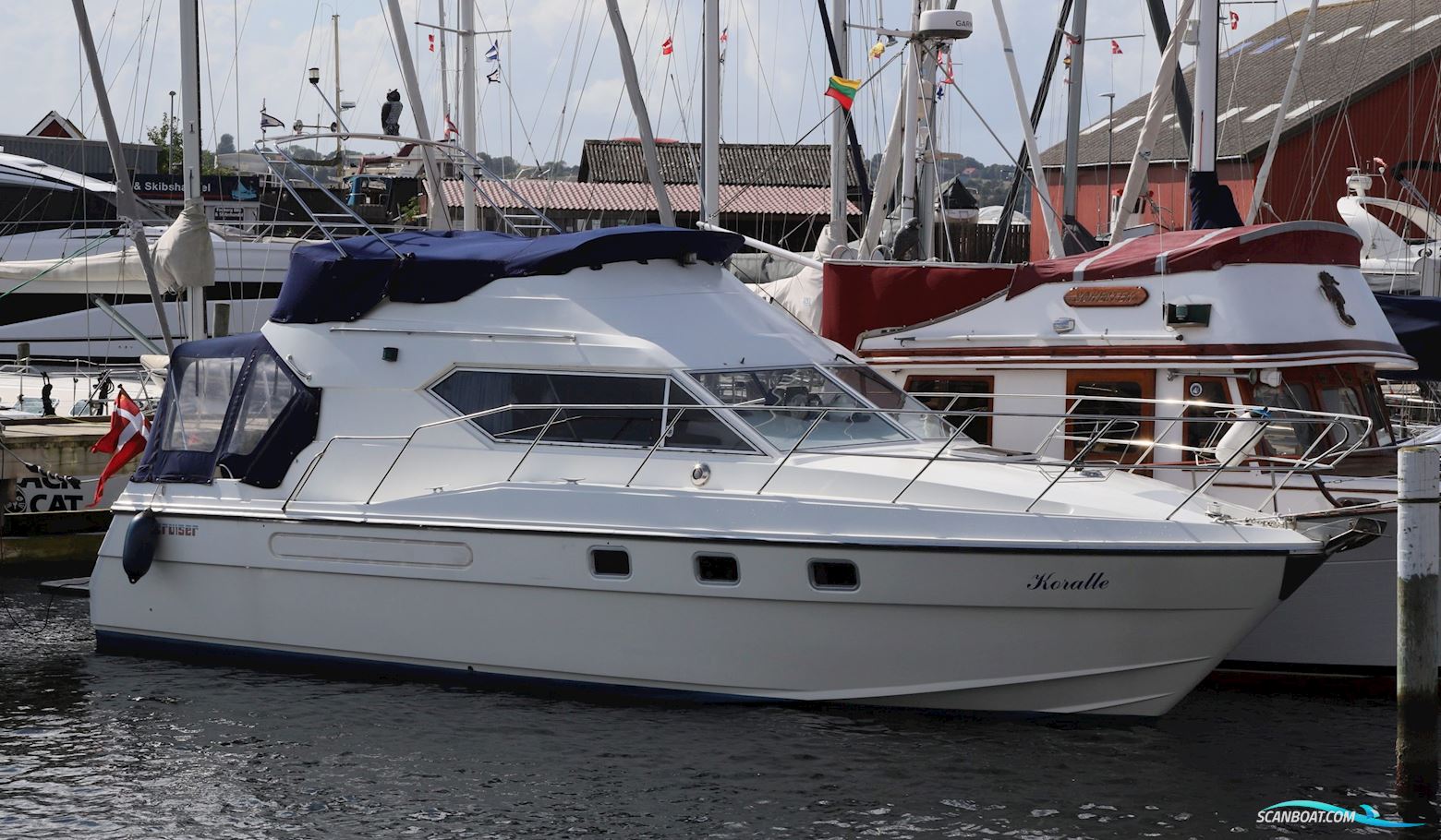 Colvic Suncruiser 35 Motorboat 1988, with Twin Volvo Penta Tamd 41 200 Hp Each. 1815 Hours. engine, Denmark