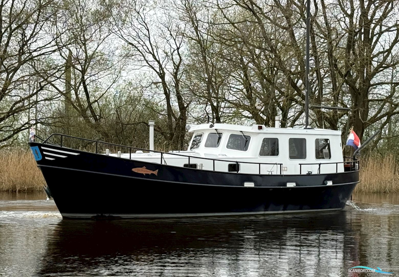 Combi Kotter 1200 Motorboat 1991, with Ford Lehman engine, The Netherlands