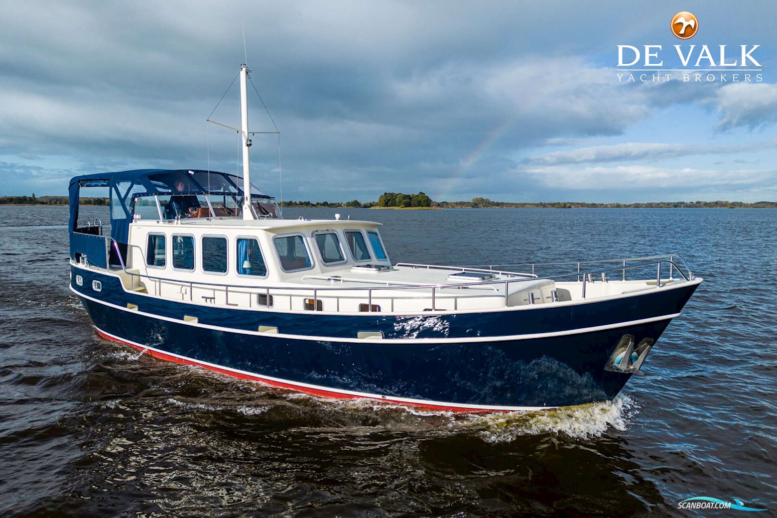Combi Kotter 1300 Motorboat 2006, with Volkswagen Marine engine, The Netherlands