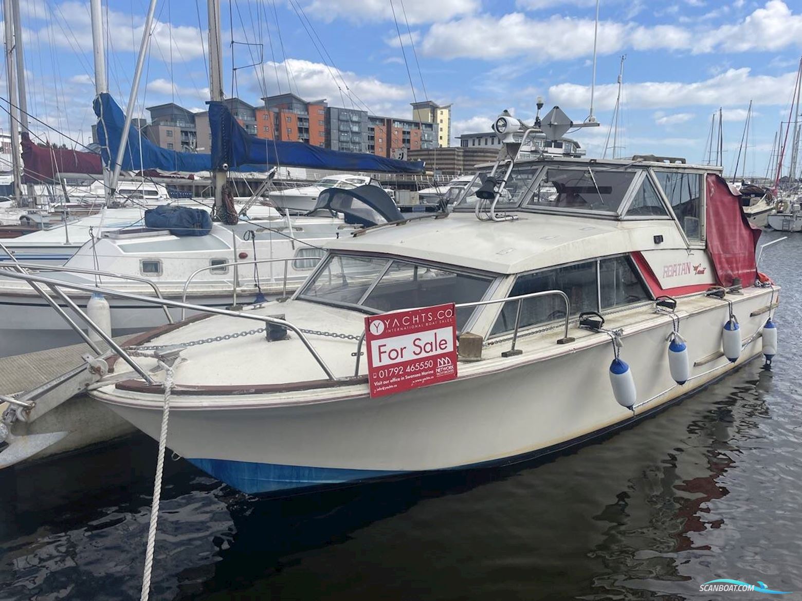 Coronet 24 Motorboat 1972, with Volvo Penta AQ31P engine, United Kingdom