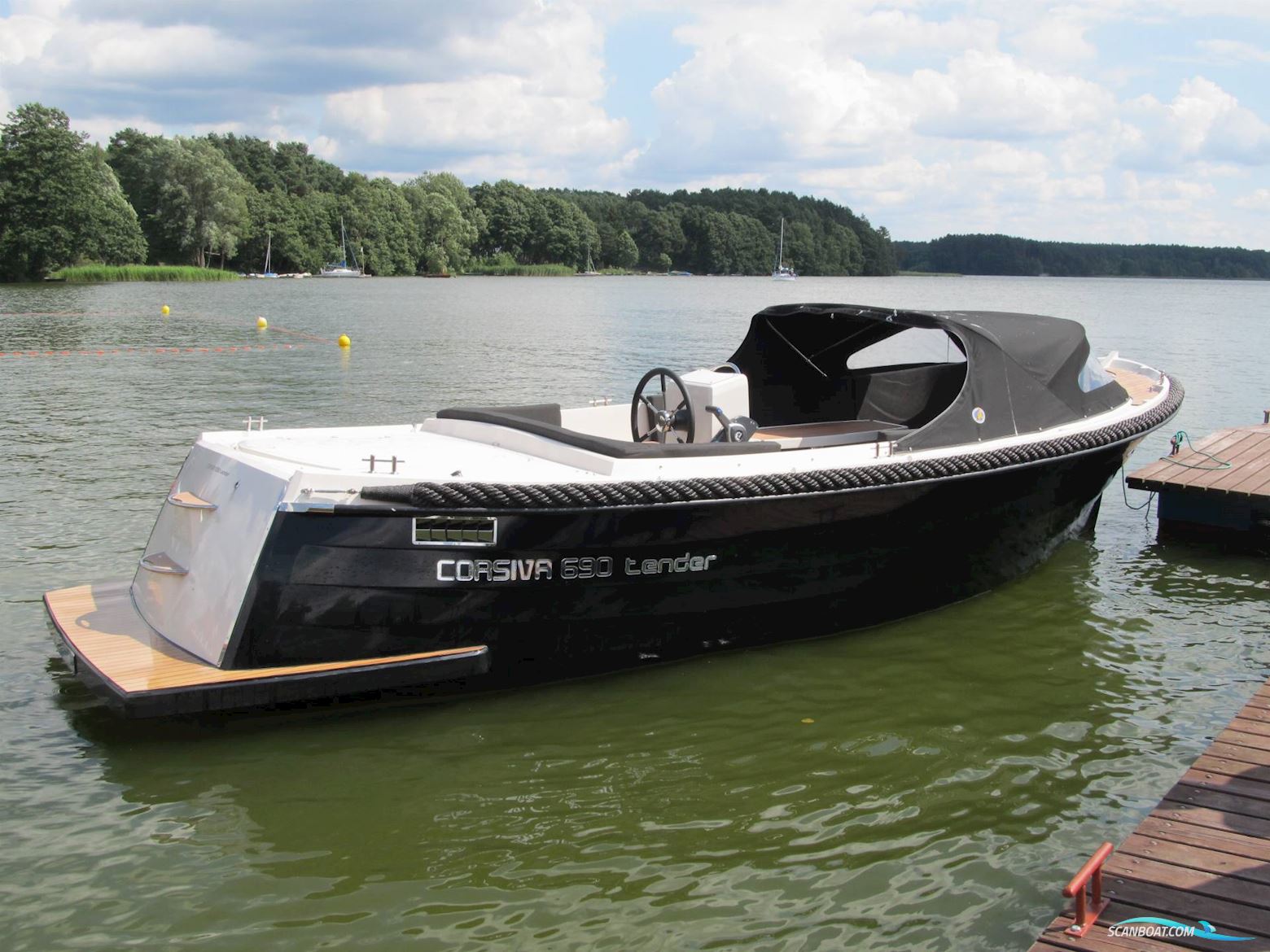Corsiva 690 Tender - Yamaha 40HK/Udstyr Motorboat 2021, with Yamaha F40Fetl engine, Denmark