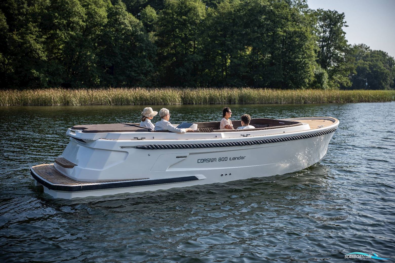 Corsiva 800 Tender Motorboat 2026, with Yamaha F60Fetl engine, Denmark