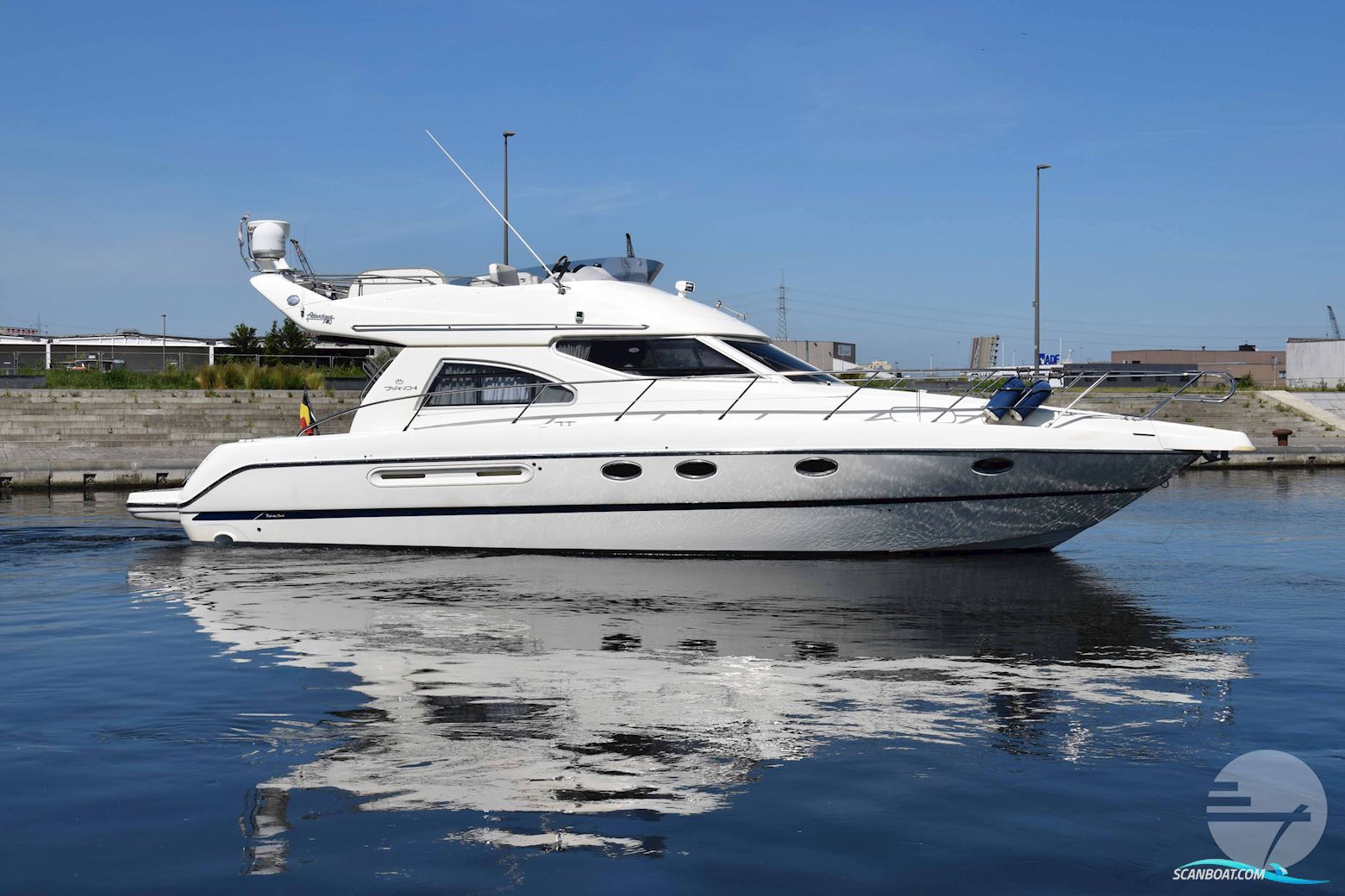 Cranchi Atlantique 40 Motorboat 2007, with Volvo Penta D6 EVC engine, Belgium