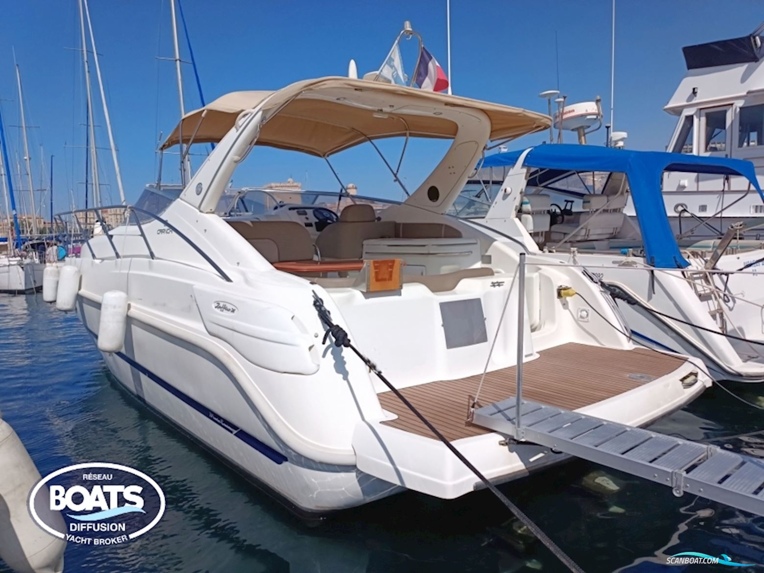 Cranchi Zaffiro 34 Motorboat 2004, with Volvo engine, France