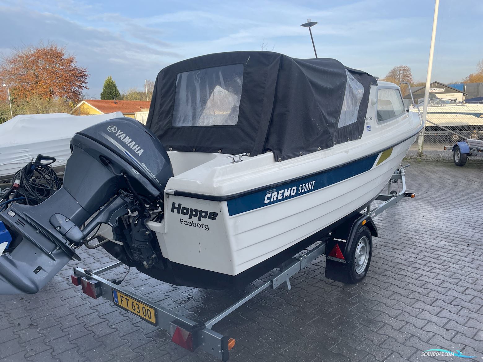 CREMO 550 HT Classic Motorboat 2024, with Yamaha F40FETL engine, Denmark