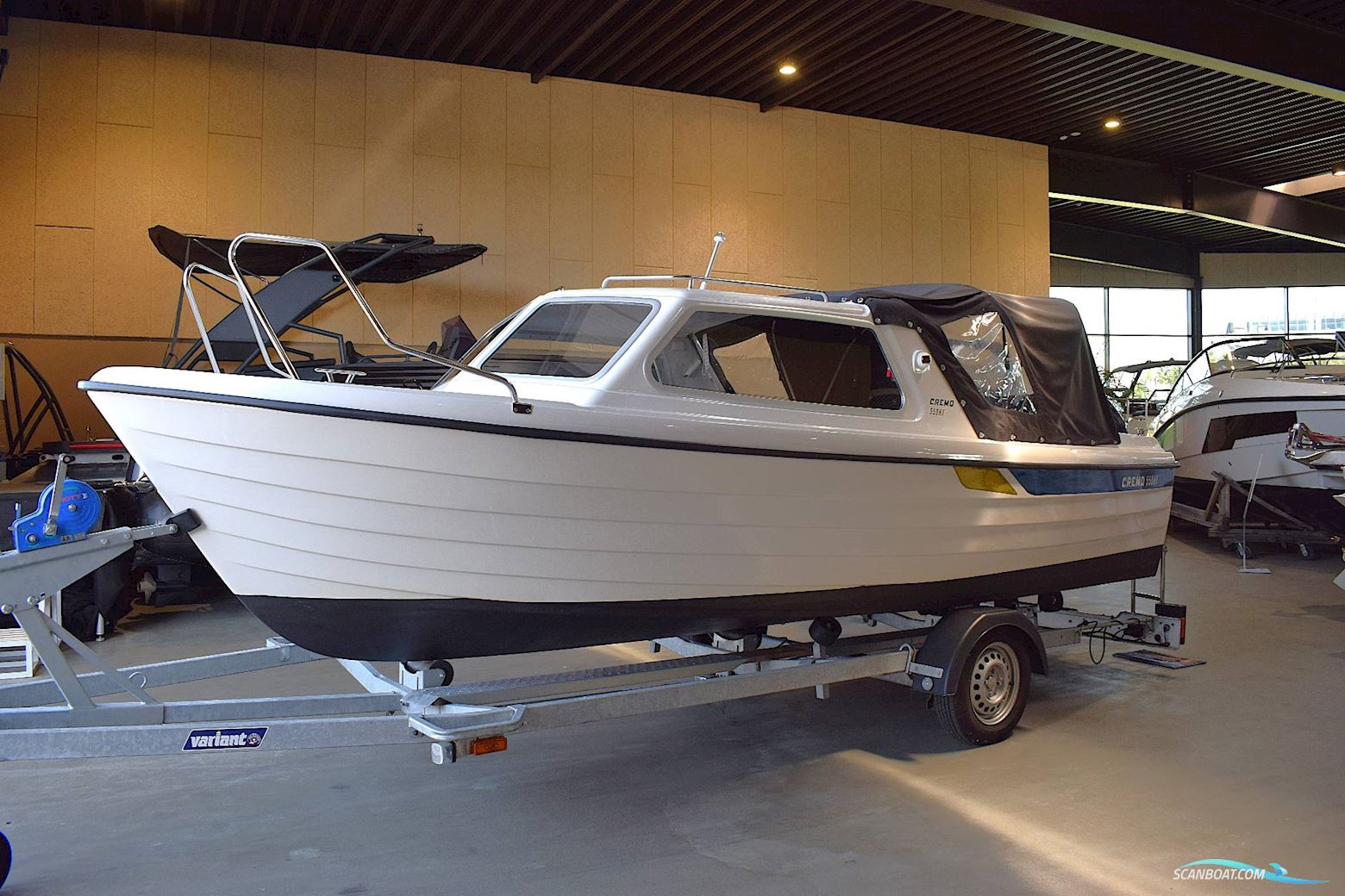 Cremo 550 HT m/Mercury F40 og Udstyr Motorboat 2021, with Mercury 40 hk Med Poweretrim engine, Denmark