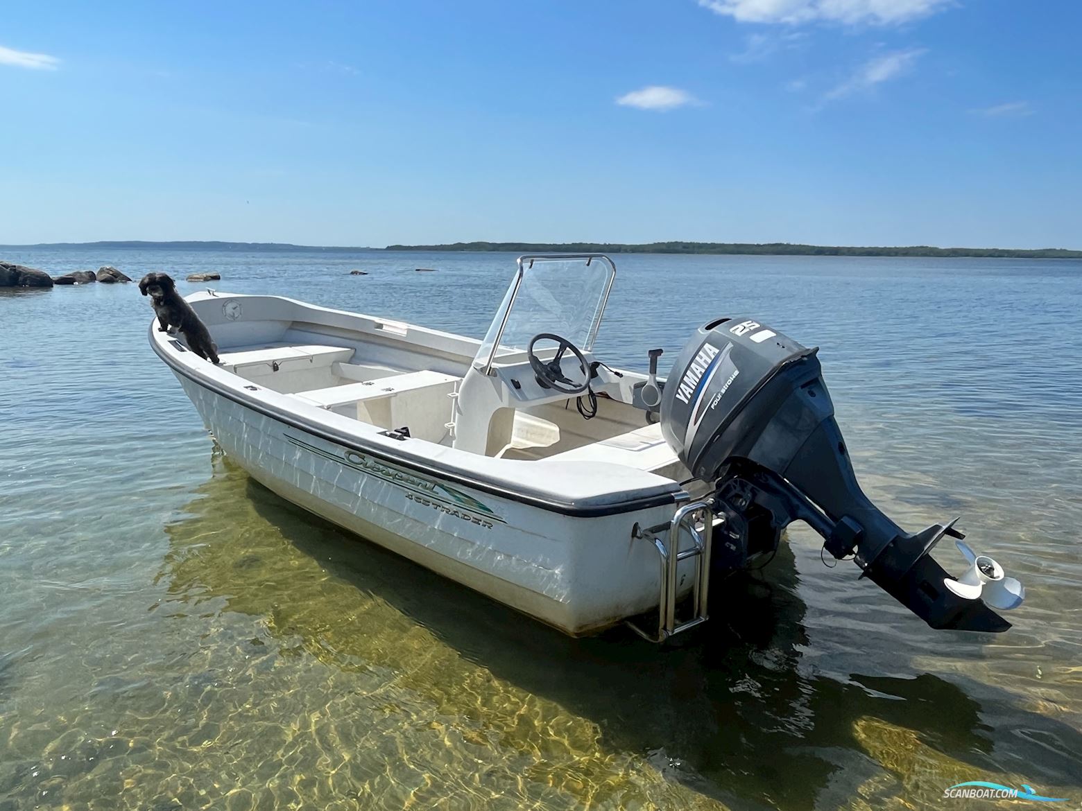 Crescent 465 Trader Motorboat 2003, with Yamaha F25Ael engine, Denmark