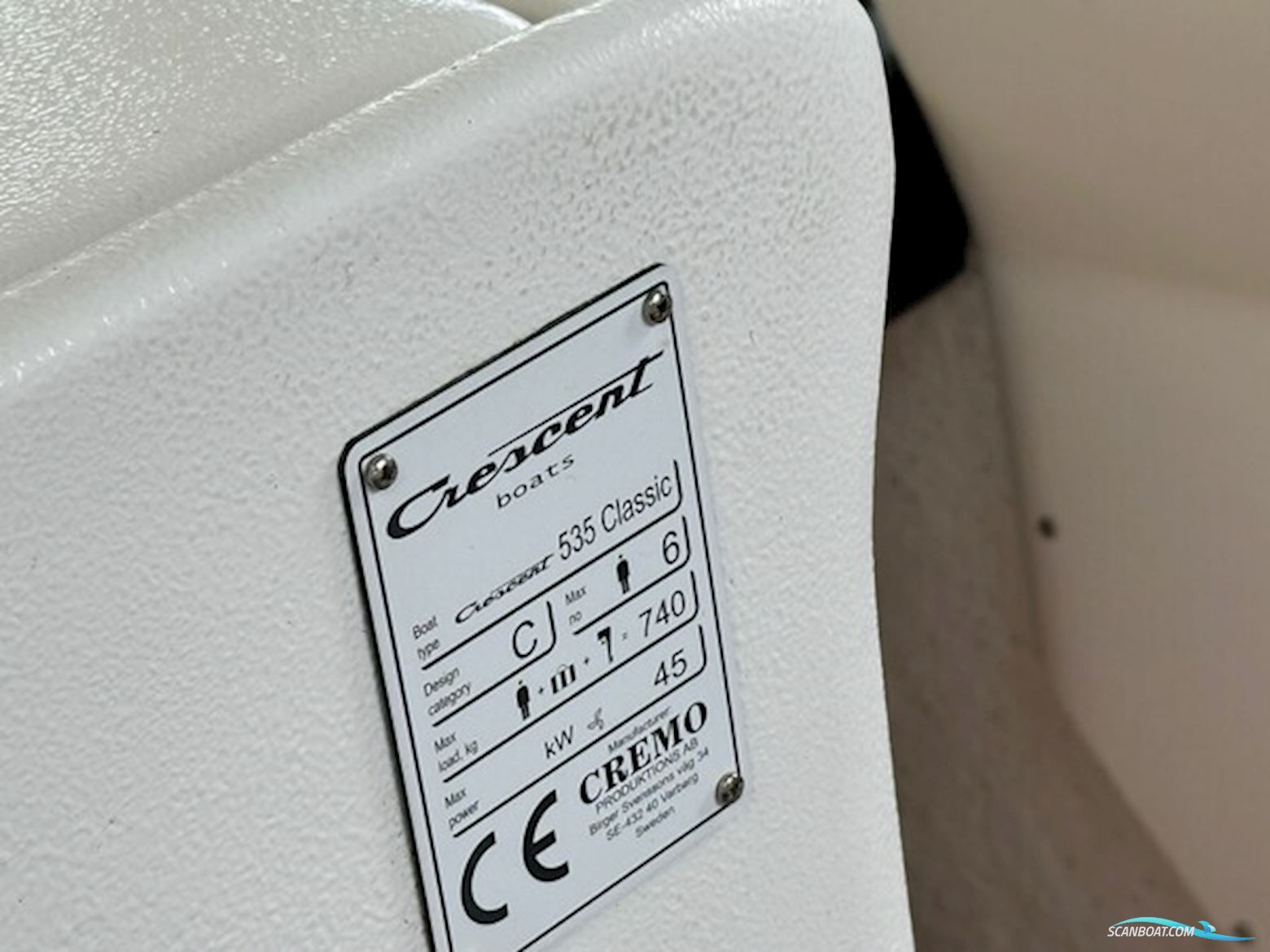Crescent 535 Classic – Årgang 2020 Med Mercury 40 HK Efi – Kun 59 Timer Trailer 1000 KG 2022