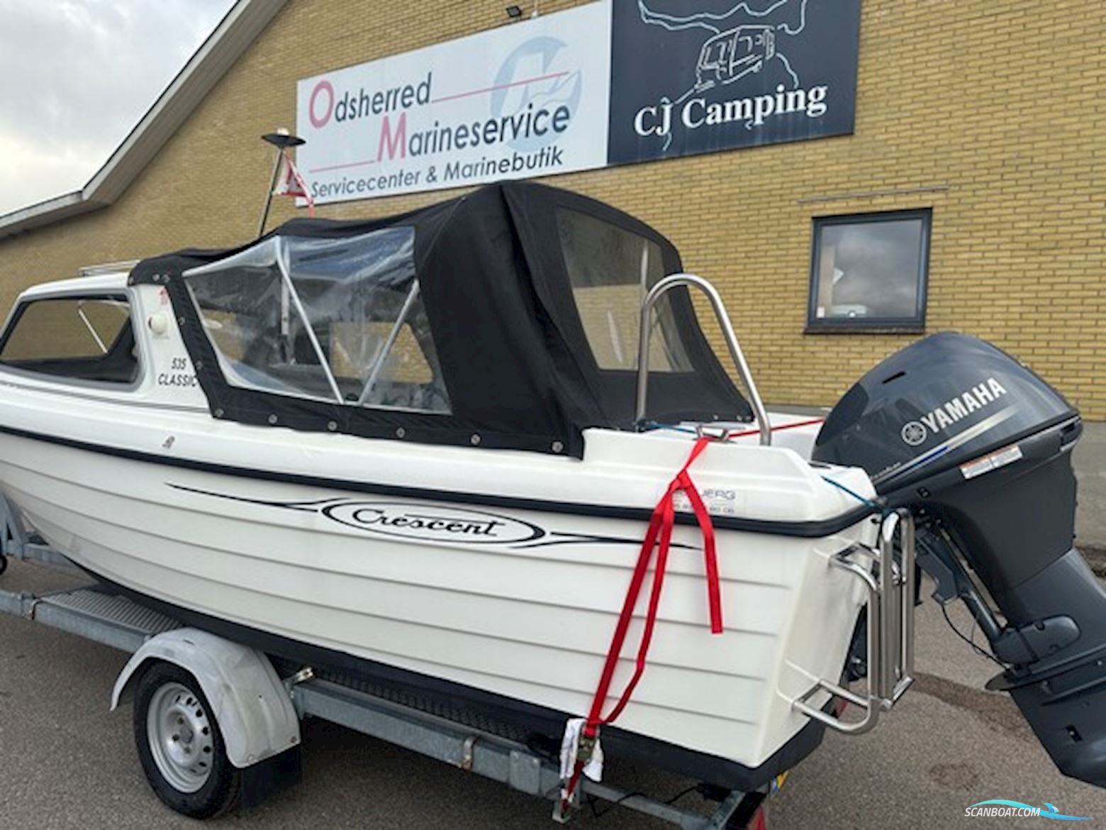 Crescent 535 Classic HT Med Yamaha 40 Efi Garmin 922 XS og Brenderup Trailer