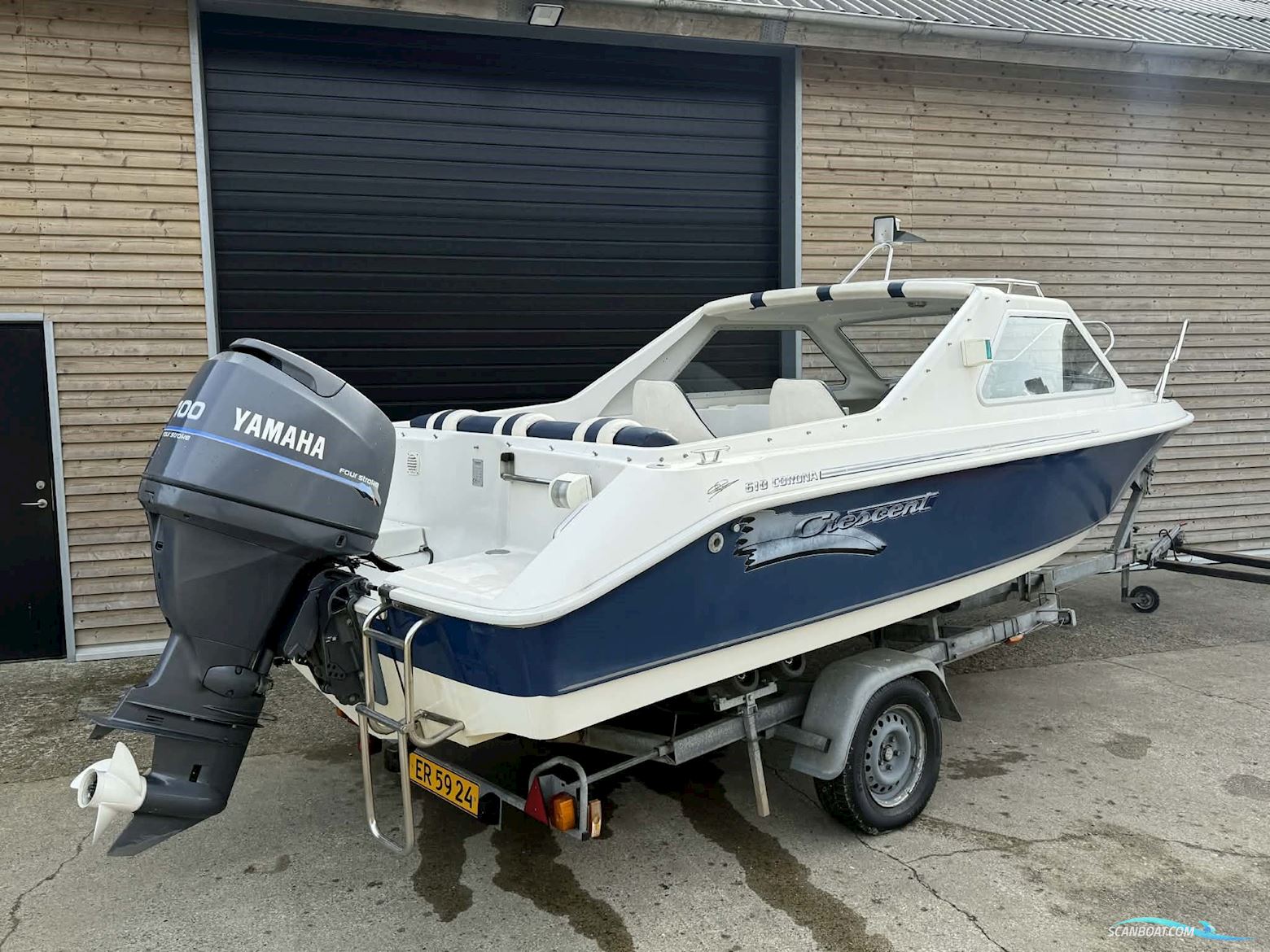Crescent 610 Corona med 100 hk Yamaha Motorboat 1999, with Yamaha engine, Denmark