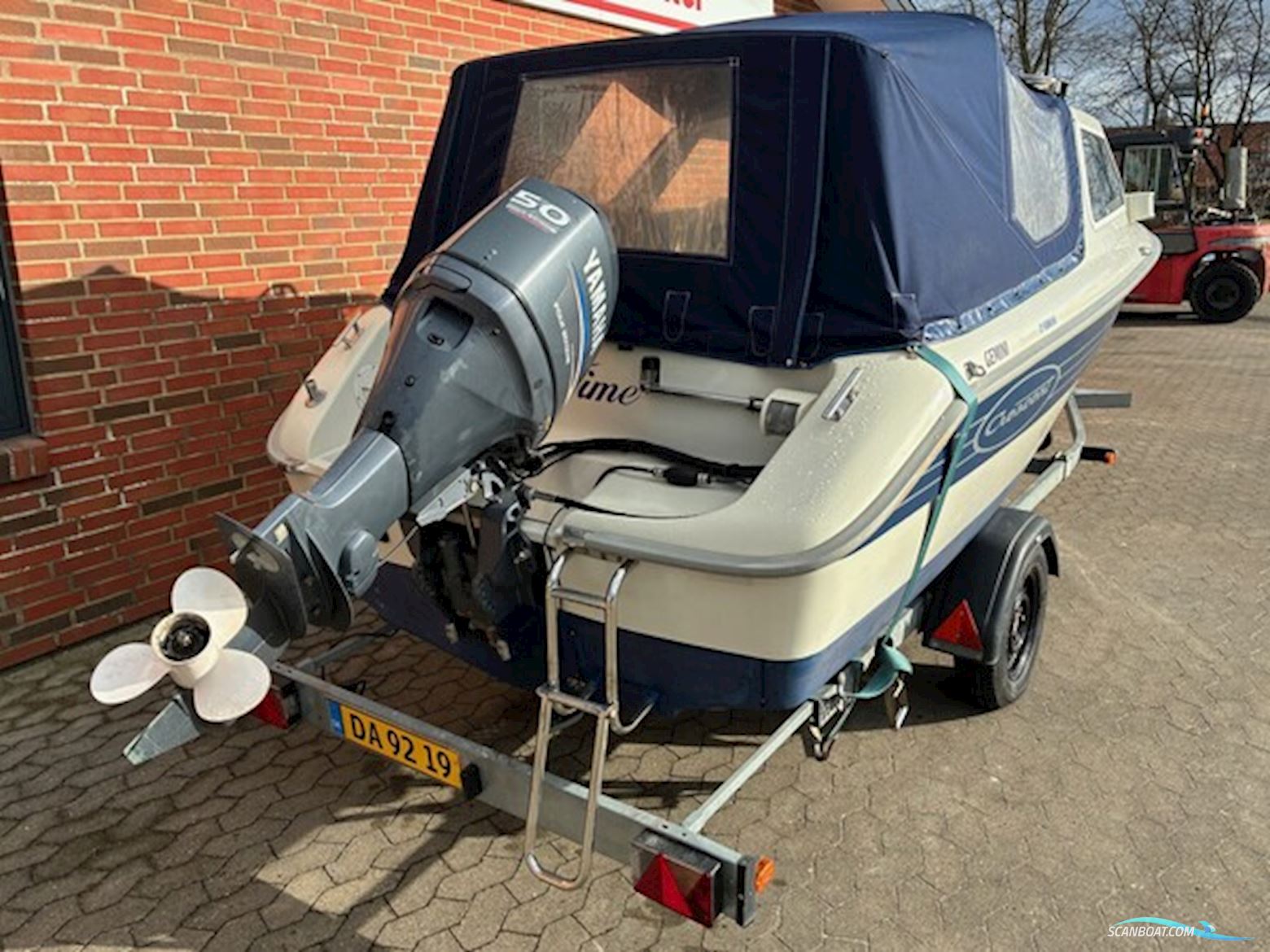 Crescent Gemini m/Yamaha F50 hk og Brenderup trailer