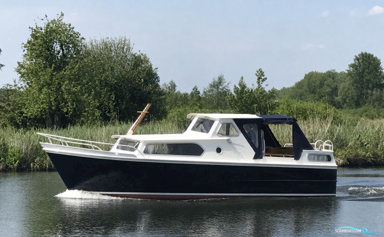 Curtevenne 8.30 OK AK Motorboat 1978, with Vetus Mitsubishi engine, The Netherlands