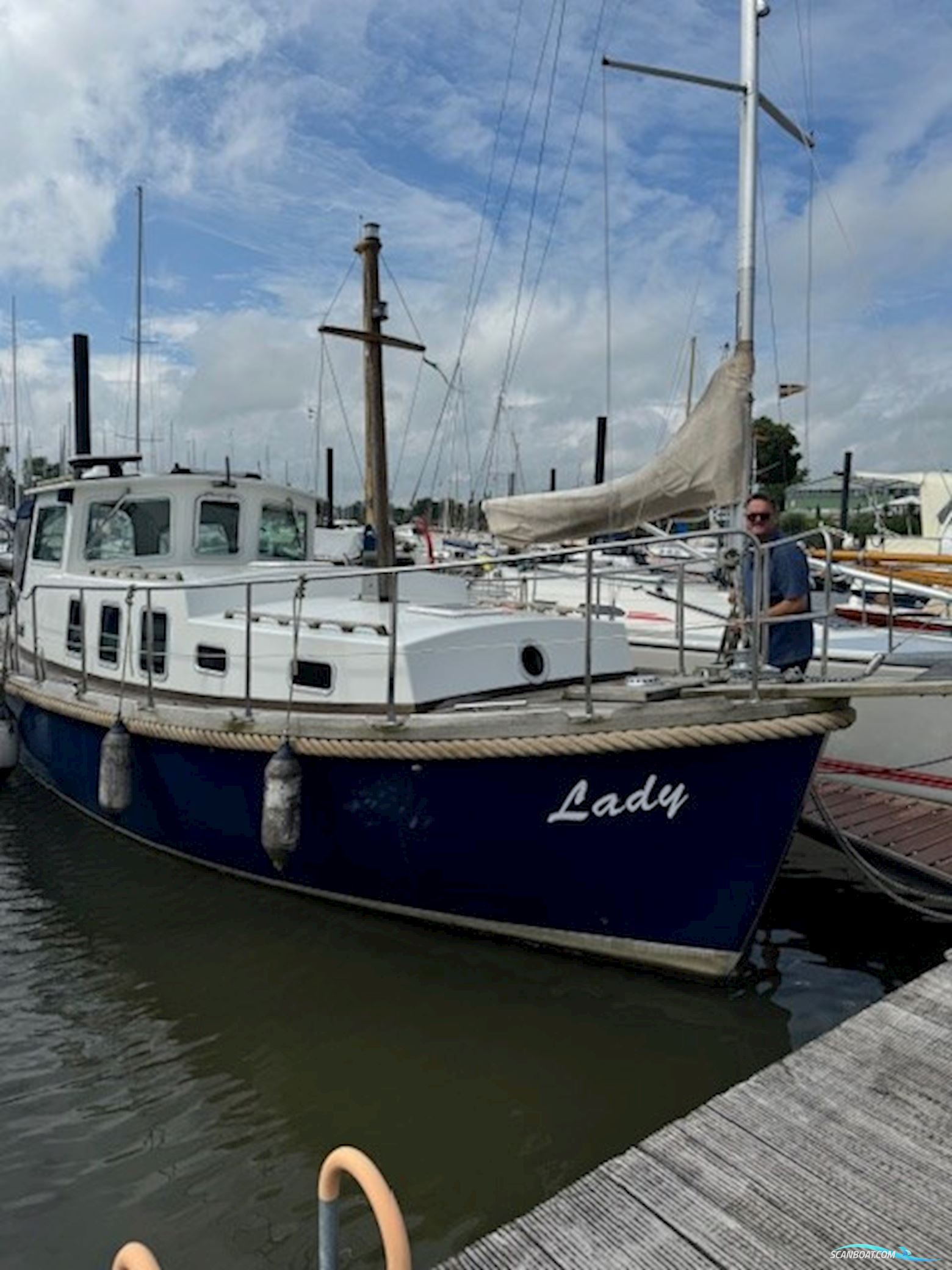 Custom Line Spitzgatt Kutteryacht Motorboat 1969, Germany