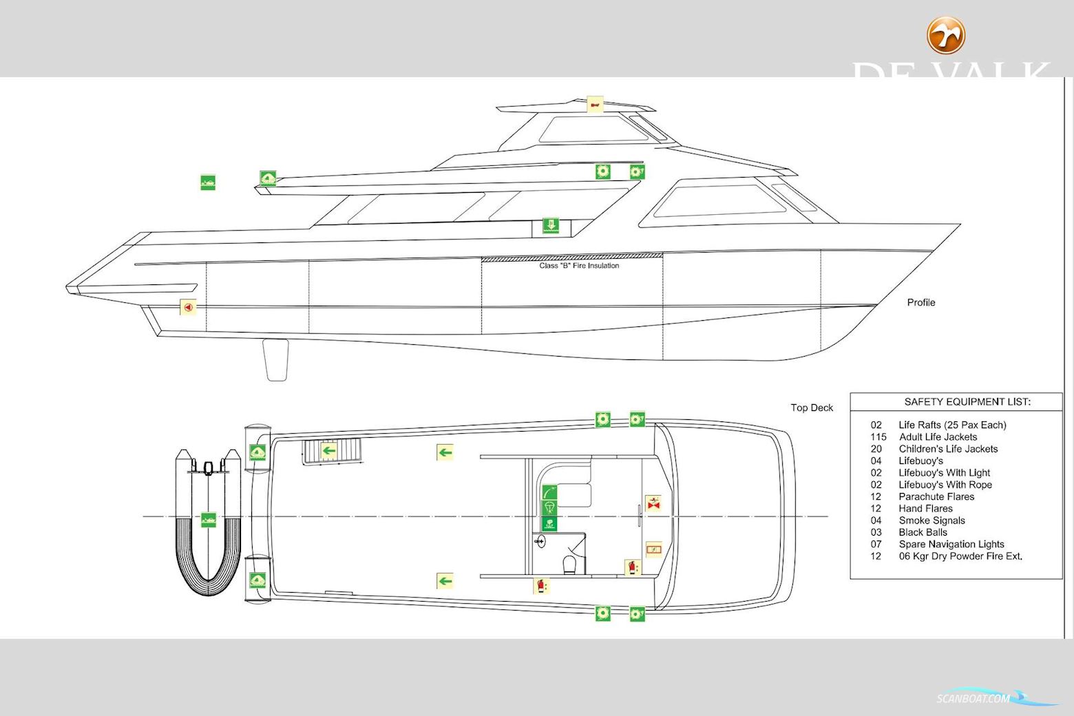 Day Passengers Ship Diving Boat 24 M