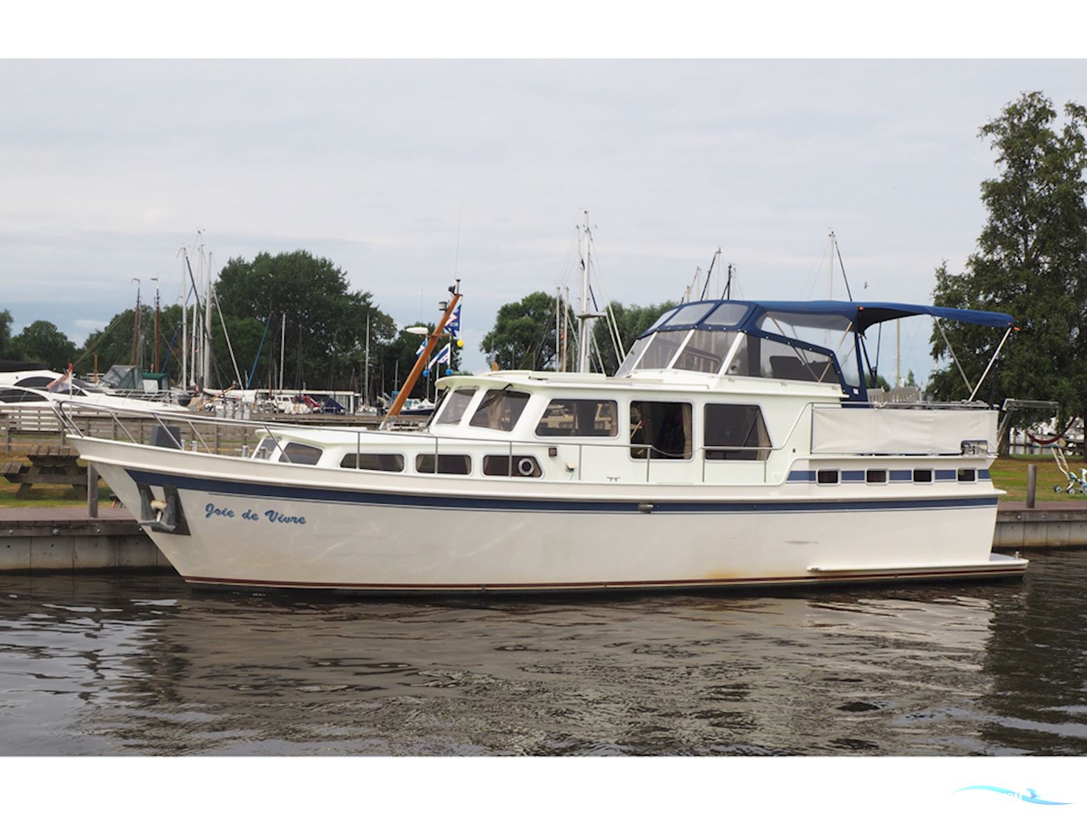 De Groot Pikmeer Kruiser 1250 AK Motorboat 1991, with Volvo Penta TMD41-B engine, The Netherlands