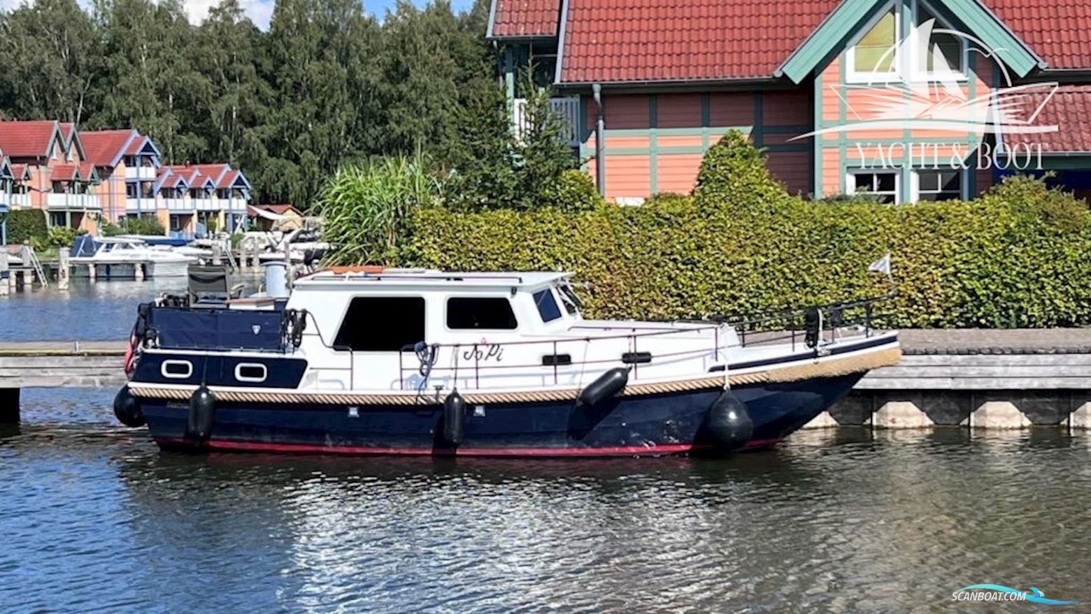 De Jonghe Duetvlet Motorboat 1995, with Mitsubishi engine, Germany