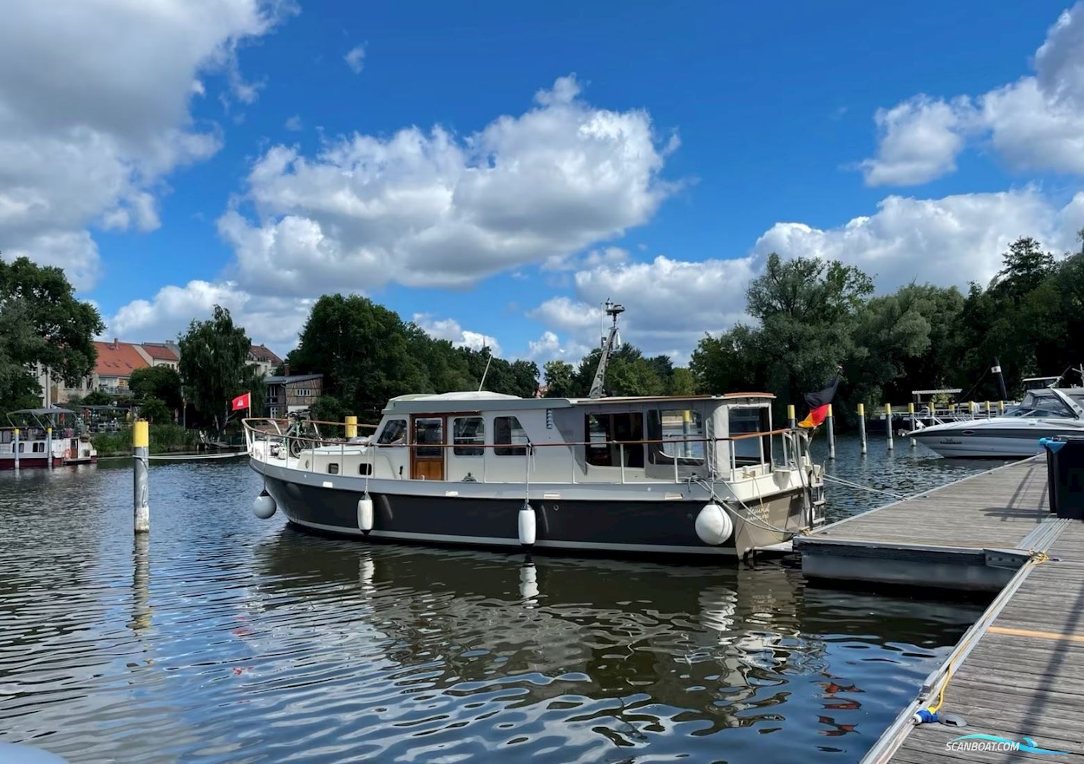 De Ruiter 13,20m Trawler Motorboat 1985, with Ford Lehmann 2710 E engine, Germany