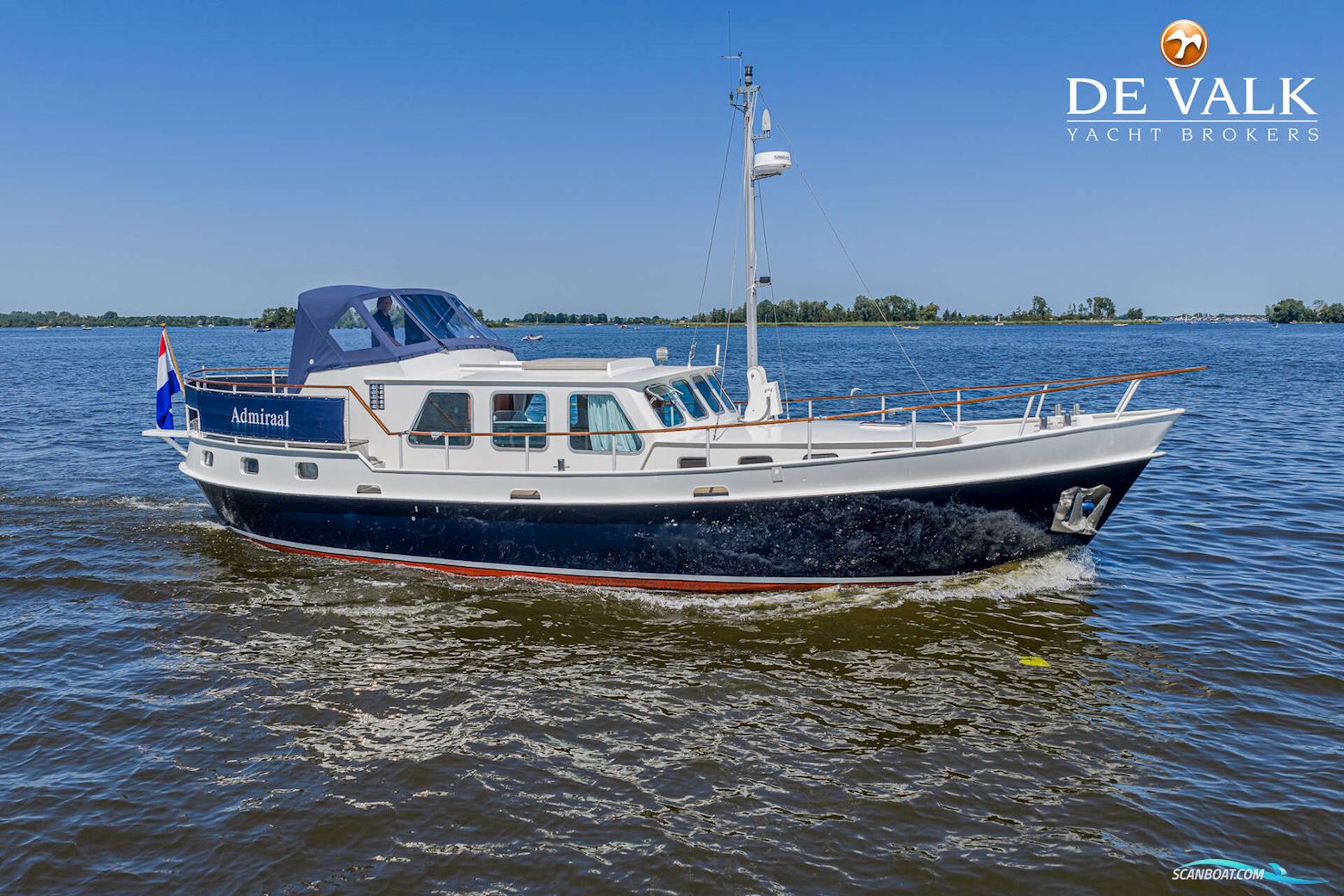 De Ruiter Kotter 1375 AK Motorboat 1980, with Ford Lehmann engine, The Netherlands
