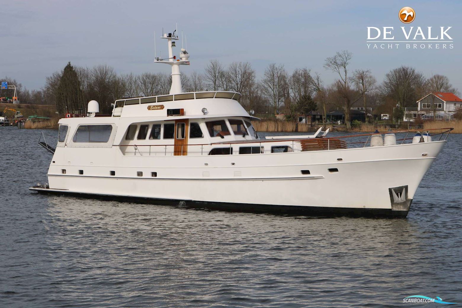 De Voogt 2000 Motorboat 1965, with John Deere engine, The Netherlands