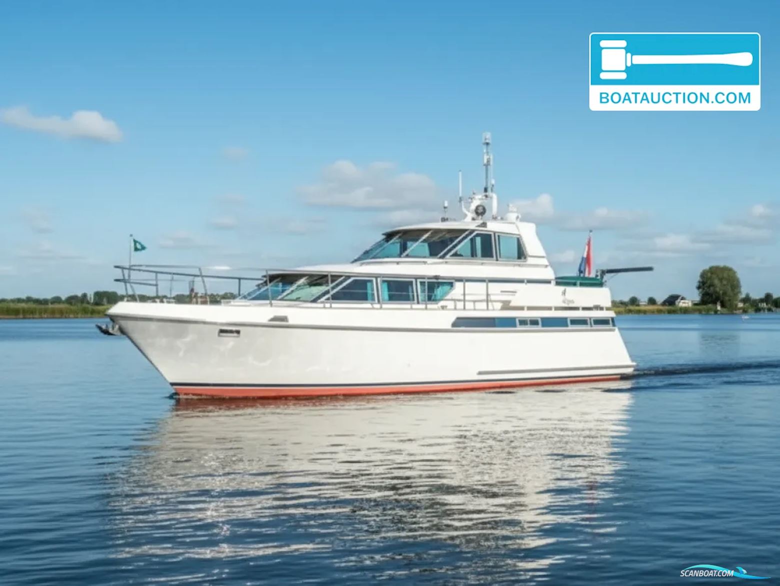 De Vries Lentsch 14.80 pilothouse Motorboat 1991, with Ford engine, The Netherlands