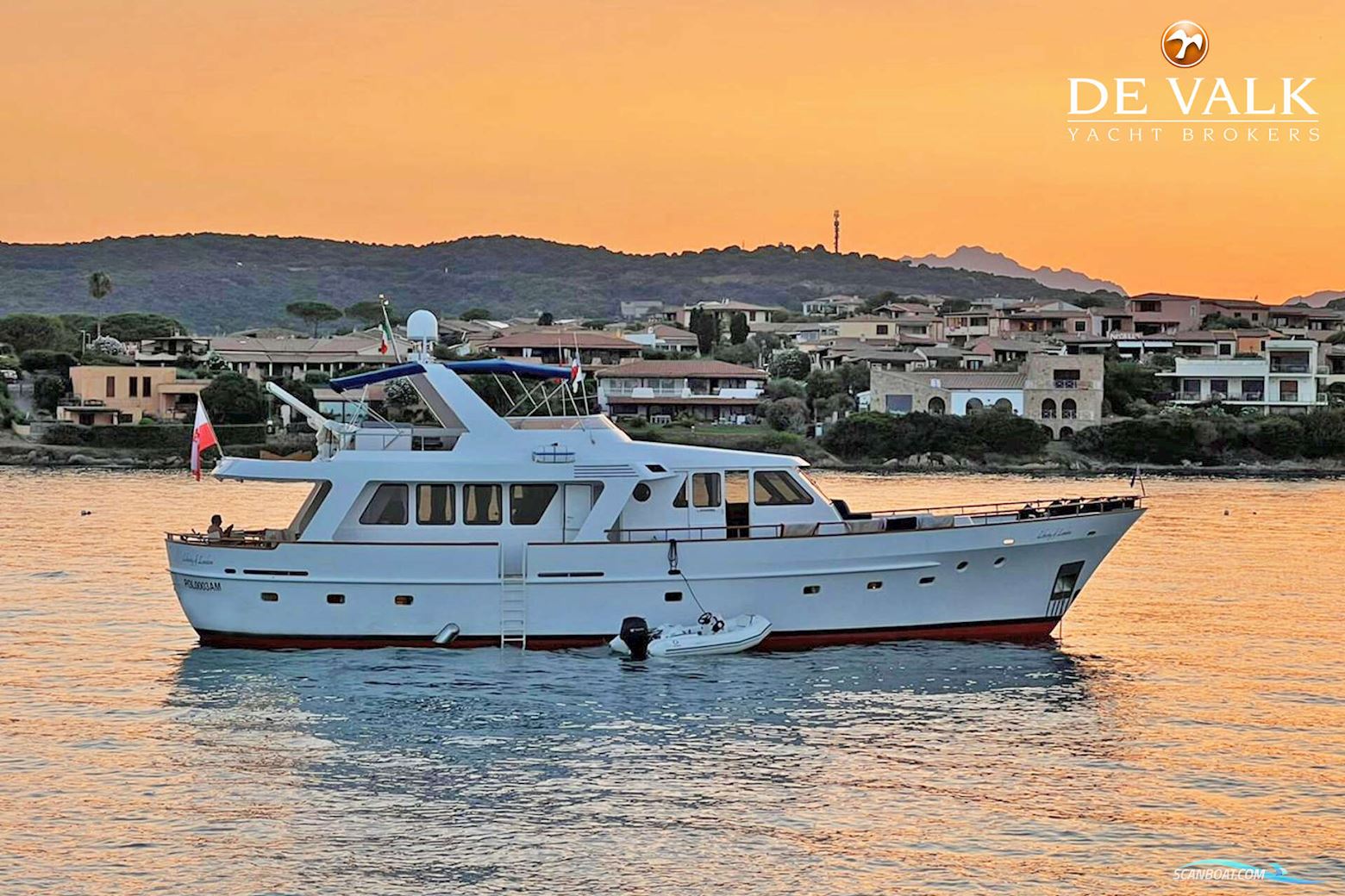 De Vries Lentsch 22M Motorboat 1990, with Scania engine, Italy