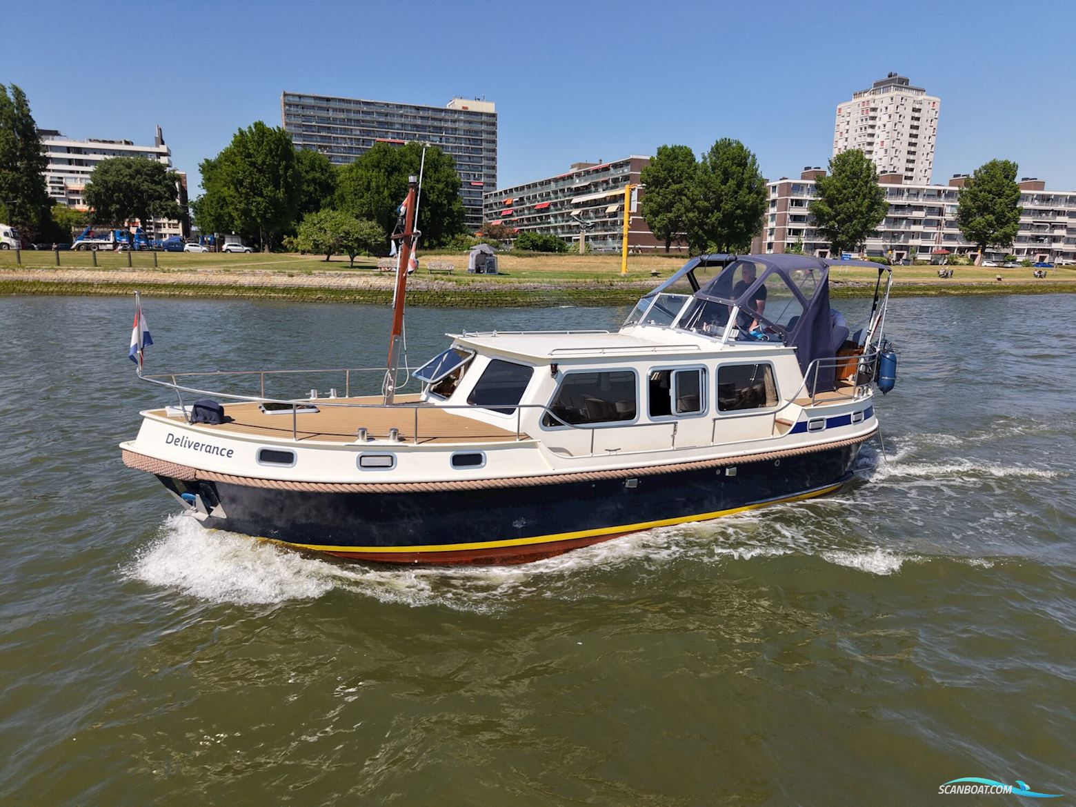 De Wit Kotter 11.40 AK Motorboat 1989, with DAF engine, The Netherlands