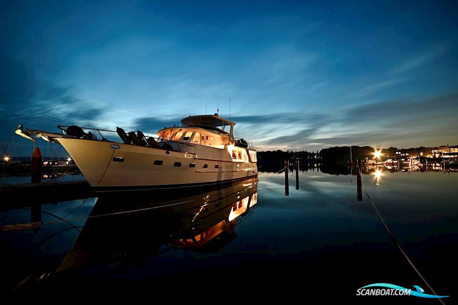 Defever 60 Euro Motorboat 2009, with John Deere. engine, Denmark