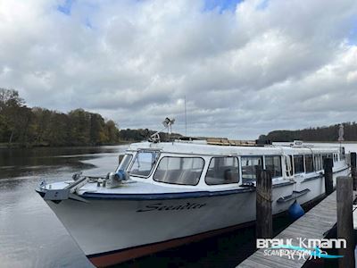 Deutscher Werftbau 23.3 Seeadler Motorboat 1956, with Mercedes engine, Germany