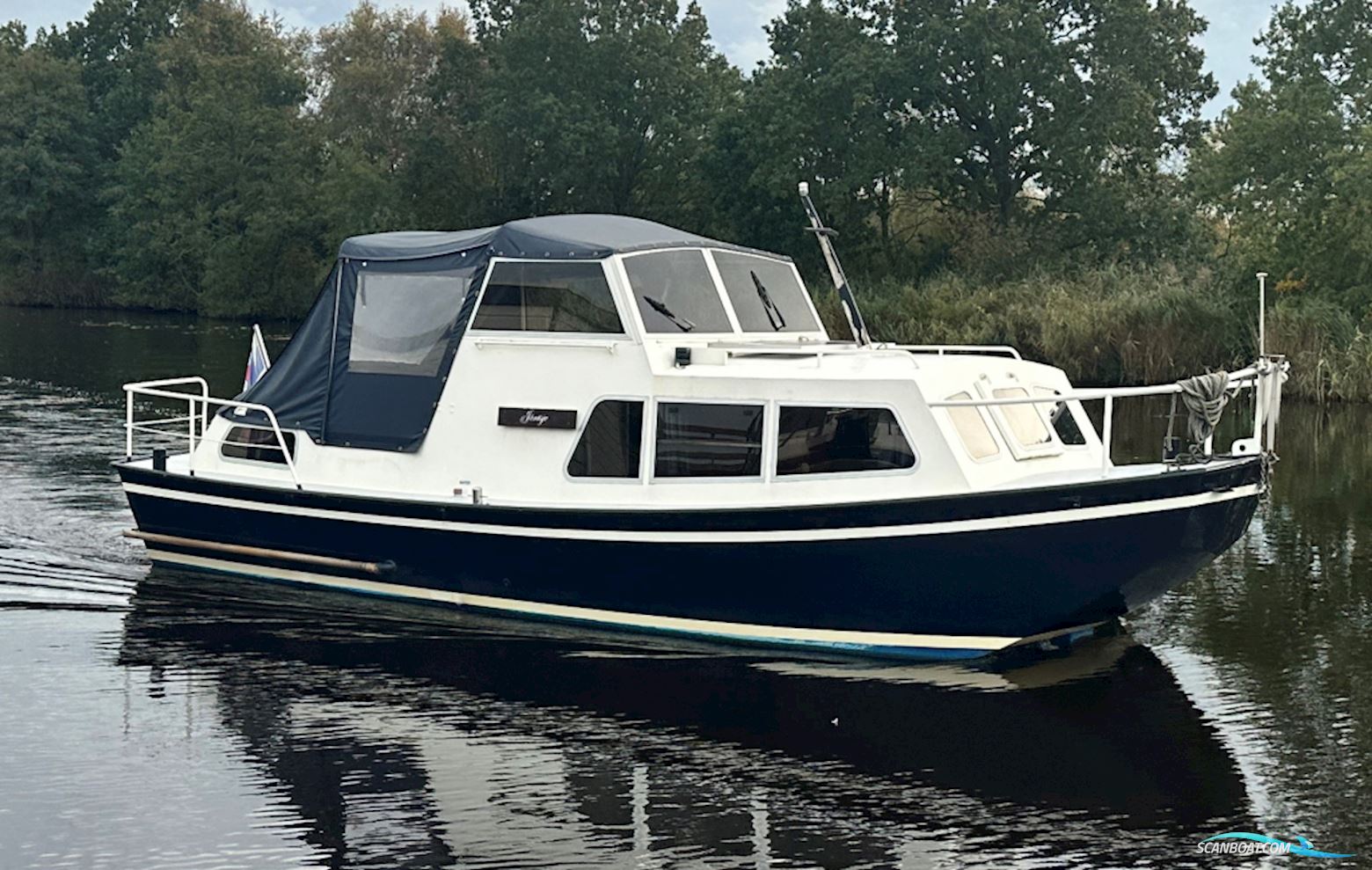 Doerak 780 AK Motorboat 1978, with Peugeot engine, The Netherlands