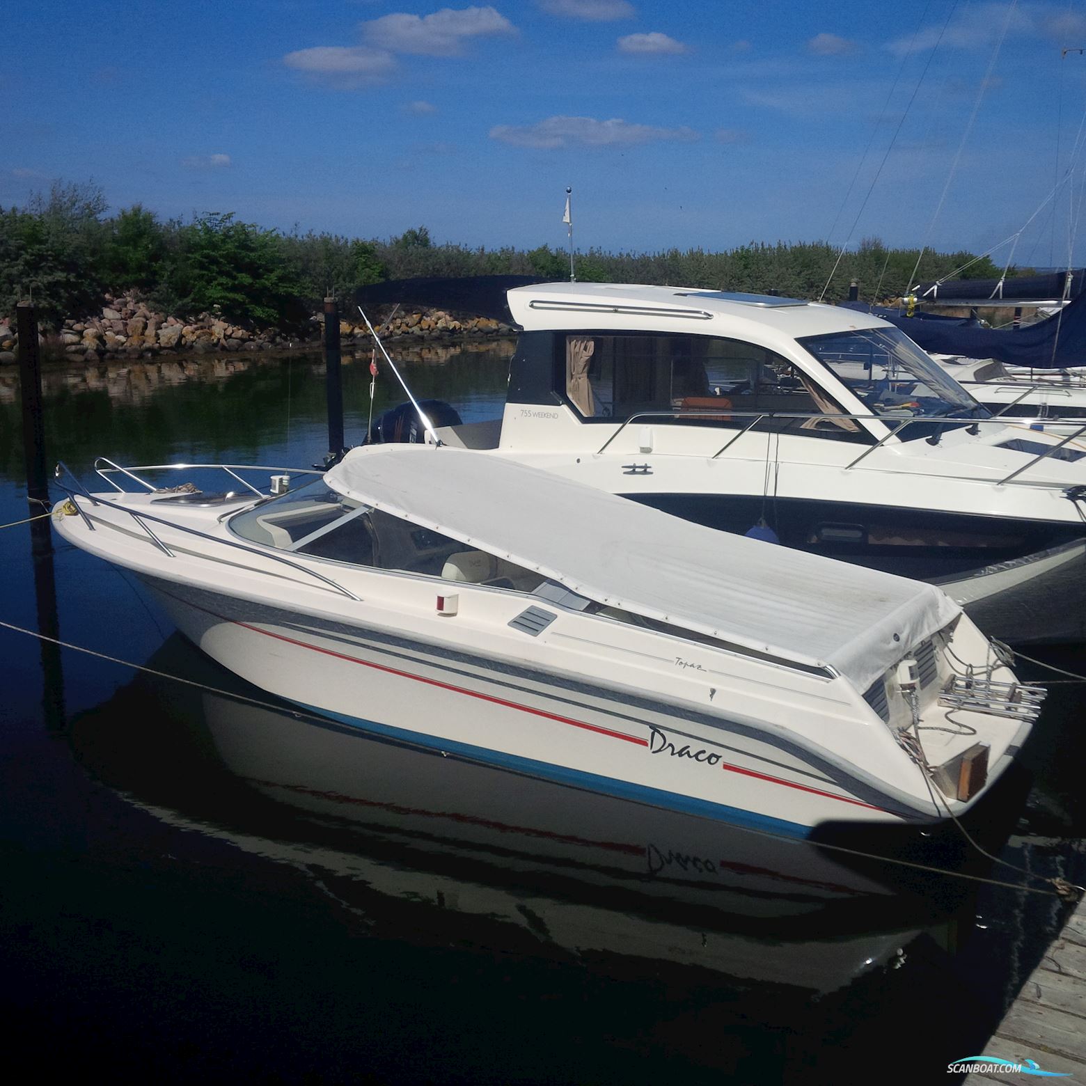 Draco Windy 2200 Topaz -VERKAUFT- Motorboat 1991, with STEYR engine, Germany