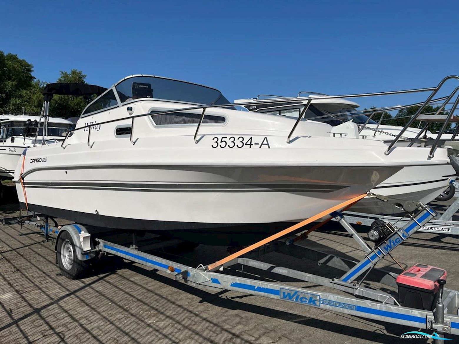 Drago 660 OB Cabine Motorboat 2015, with Mercrury engine, The Netherlands