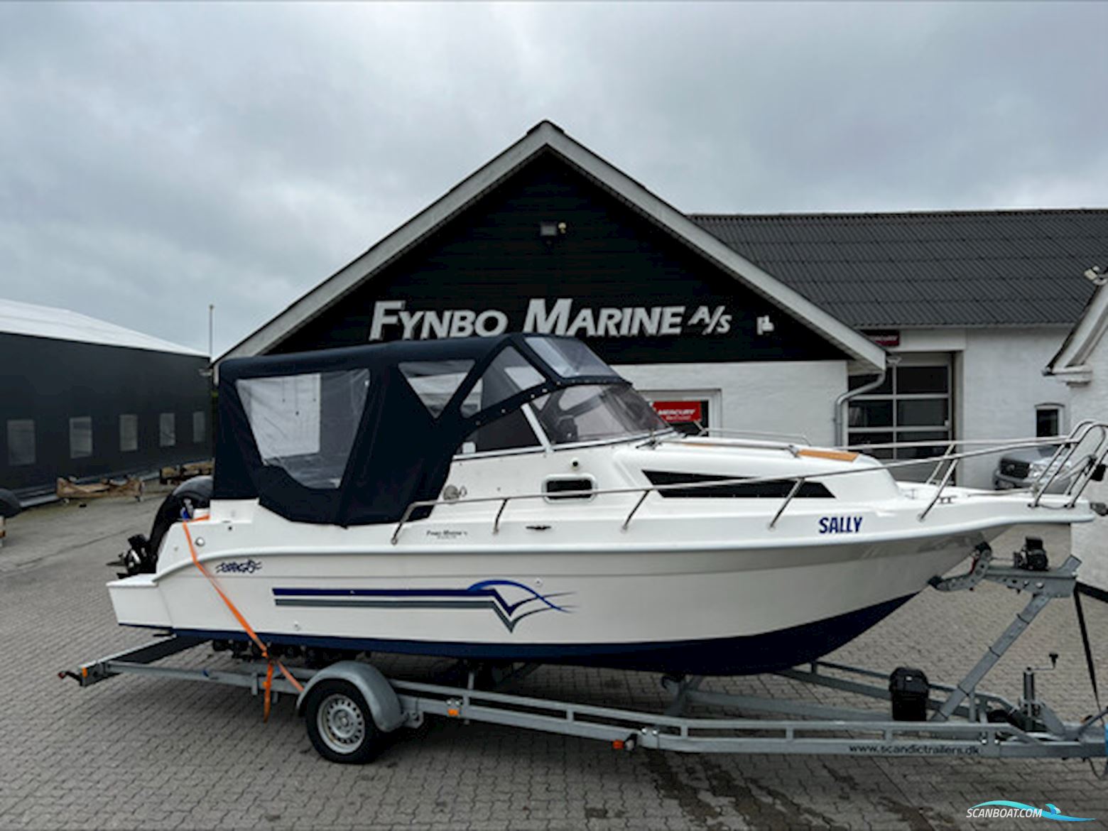 Drago 690 Aft. Cabin - Mercury F150 Seapro Motorboat 2004, with Mercury engine, Denmark