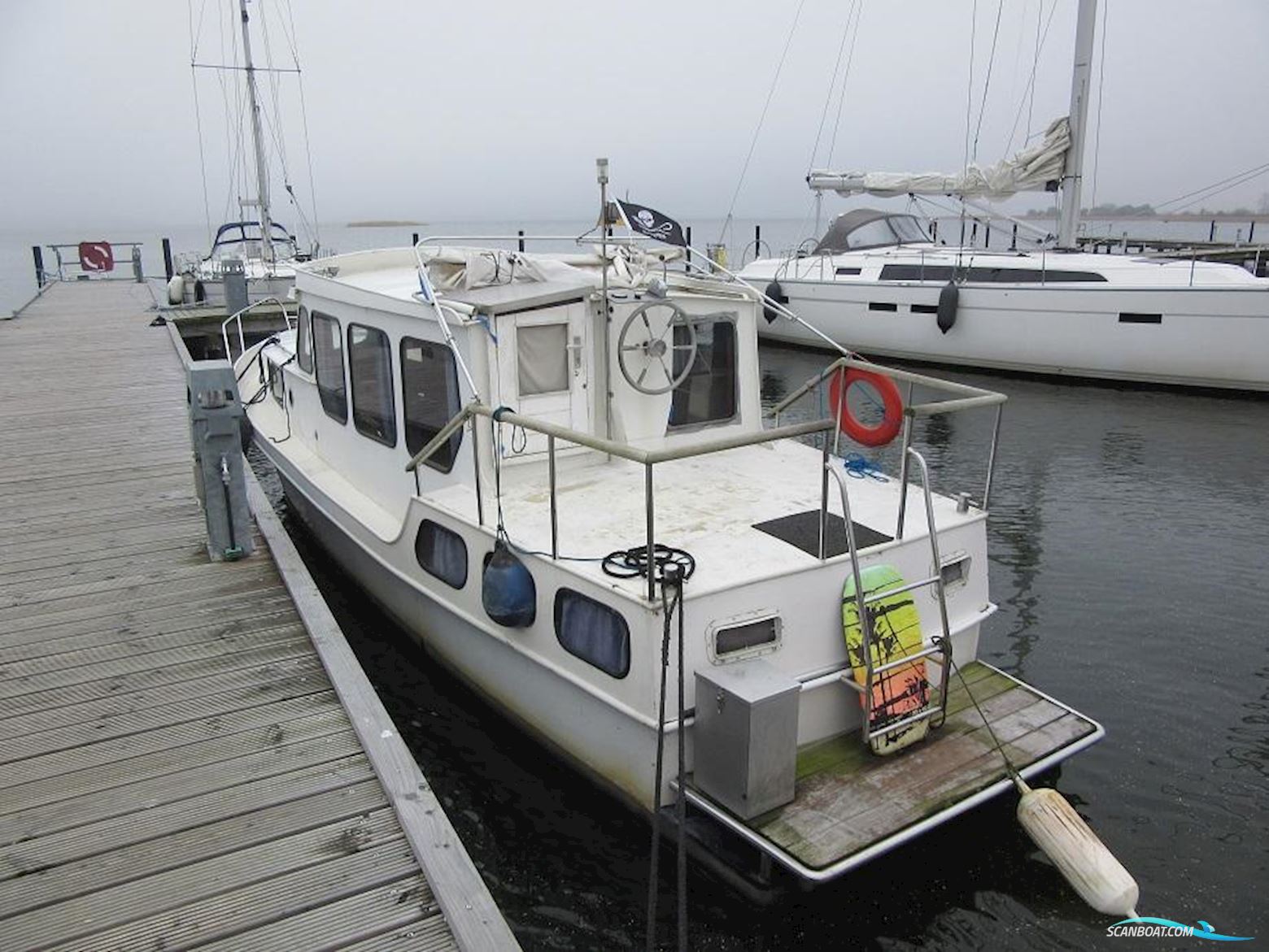 Eigenbau Motorboat 1980, with Kubota engine, Germany