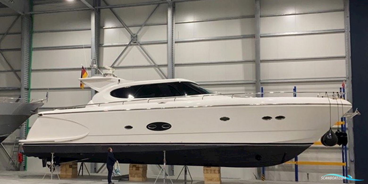 Elegance 60 Open Motorboat 2009, with MAN V10-1100 engine, Germany