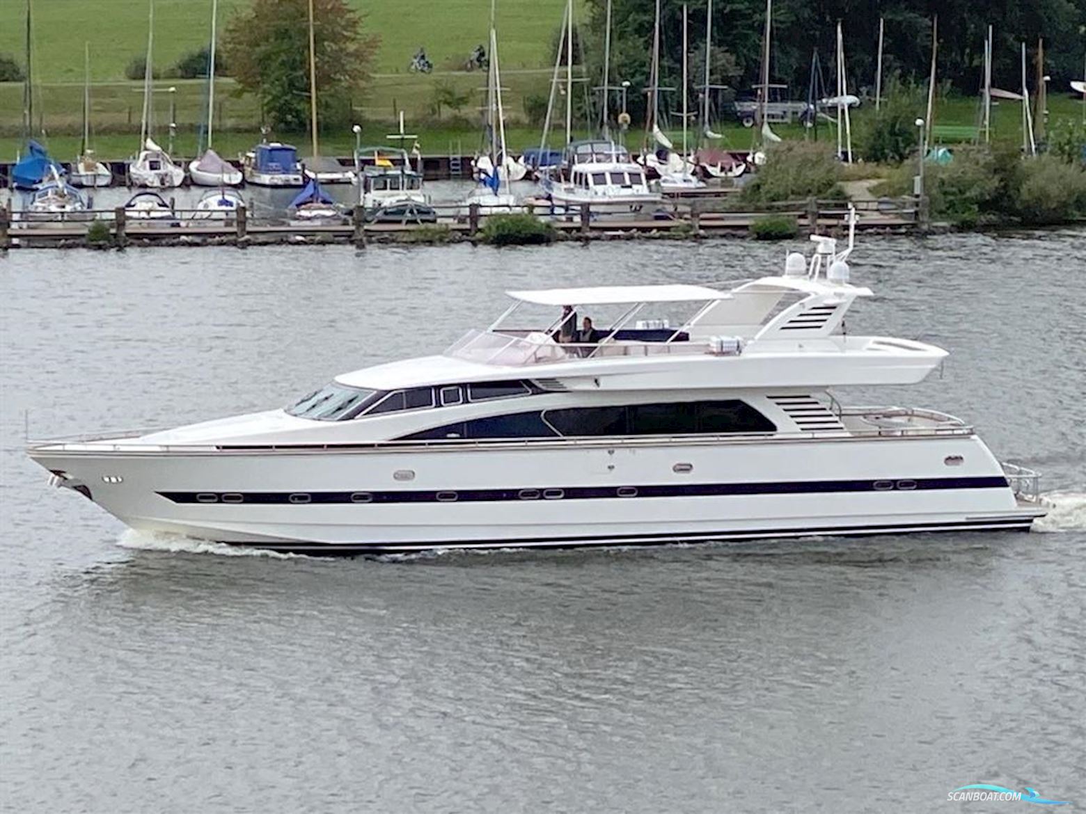 Elegance 82 S Motorboat 2001, with Caterpillar C32A (2 x 1400Hp) engine, Spain