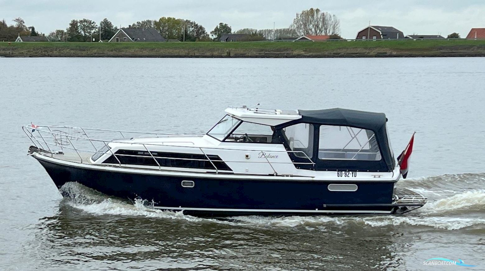 Excellent 9.60 OK Hardtop Motorboat 1998, with Volvo engine, The Netherlands
