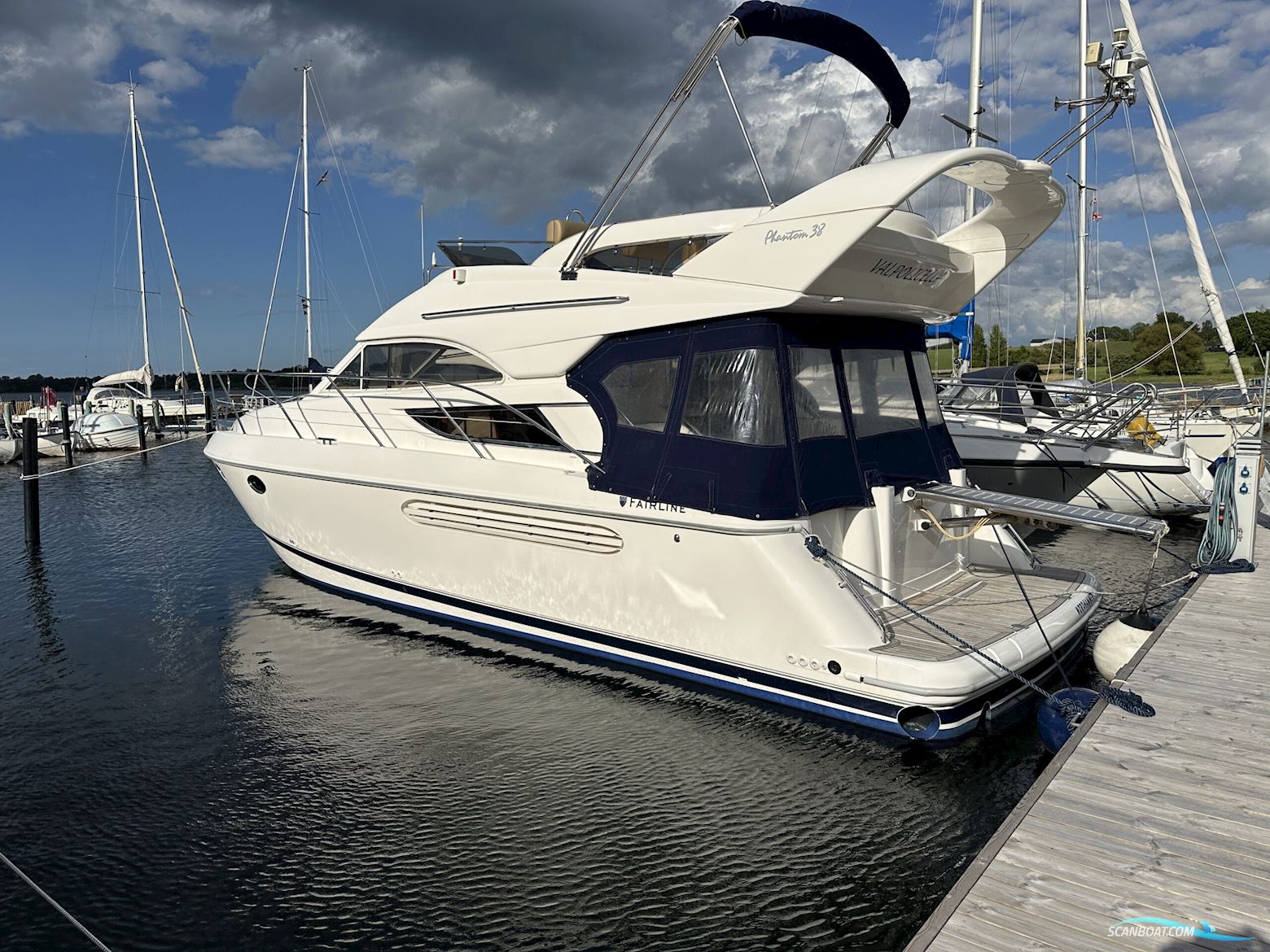 Fairline  38 Phantom Motorboat 2001, with Volvo Penta TAMD 63L engine, Denmark