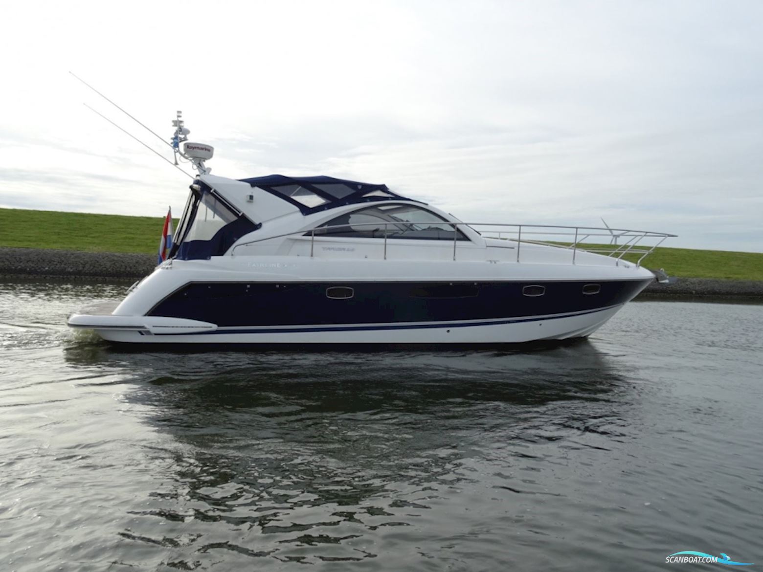 Fairline 38 Targa Motorboat 2011, with Volvo Penta engine, The Netherlands