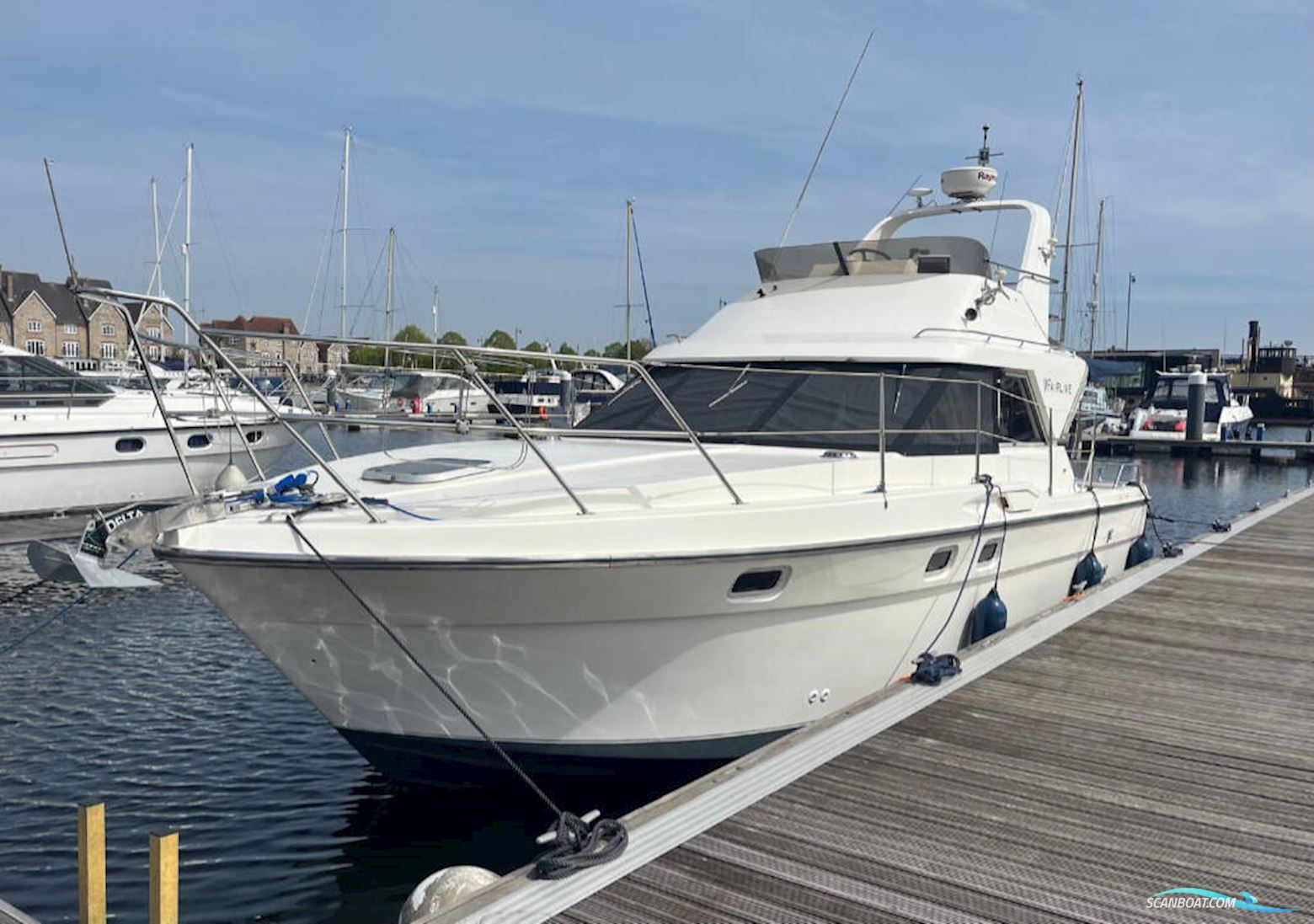 Fairline Corniche Motorboat 1988, with Volvo Tamd 41A engine, United Kingdom