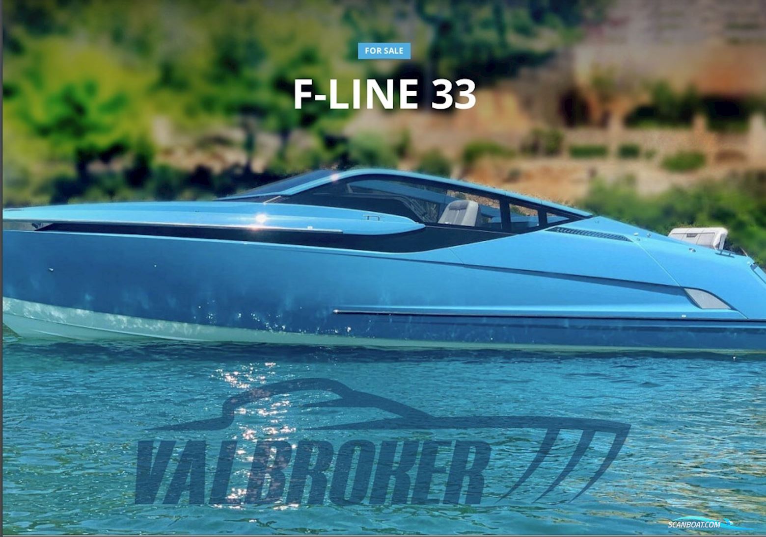 Fairline F-Line 33 Motorboat 2021, with Volvo Penta D3 engine, Greece