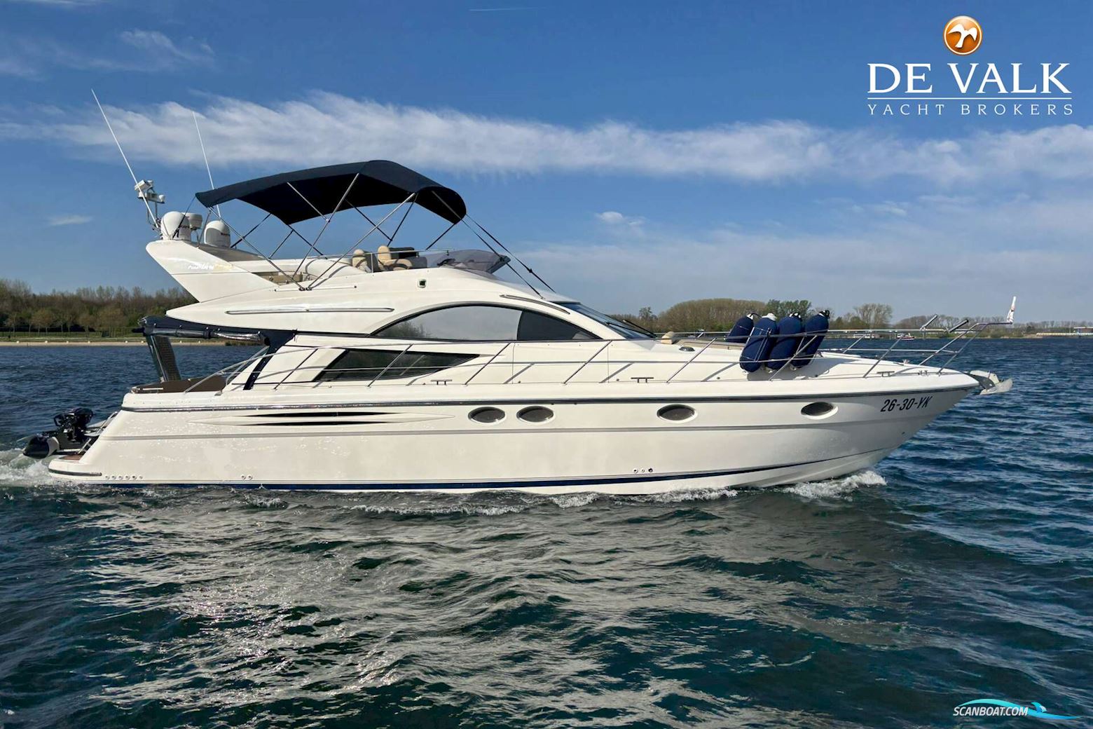 Fairline Phantom 46 Motorboat 2005, with Volvo penta engine, The Netherlands