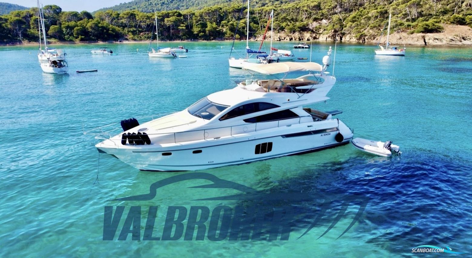 Fairline Phantom 48 Motorboat 2008, with Volvo Penta D9 engine, France