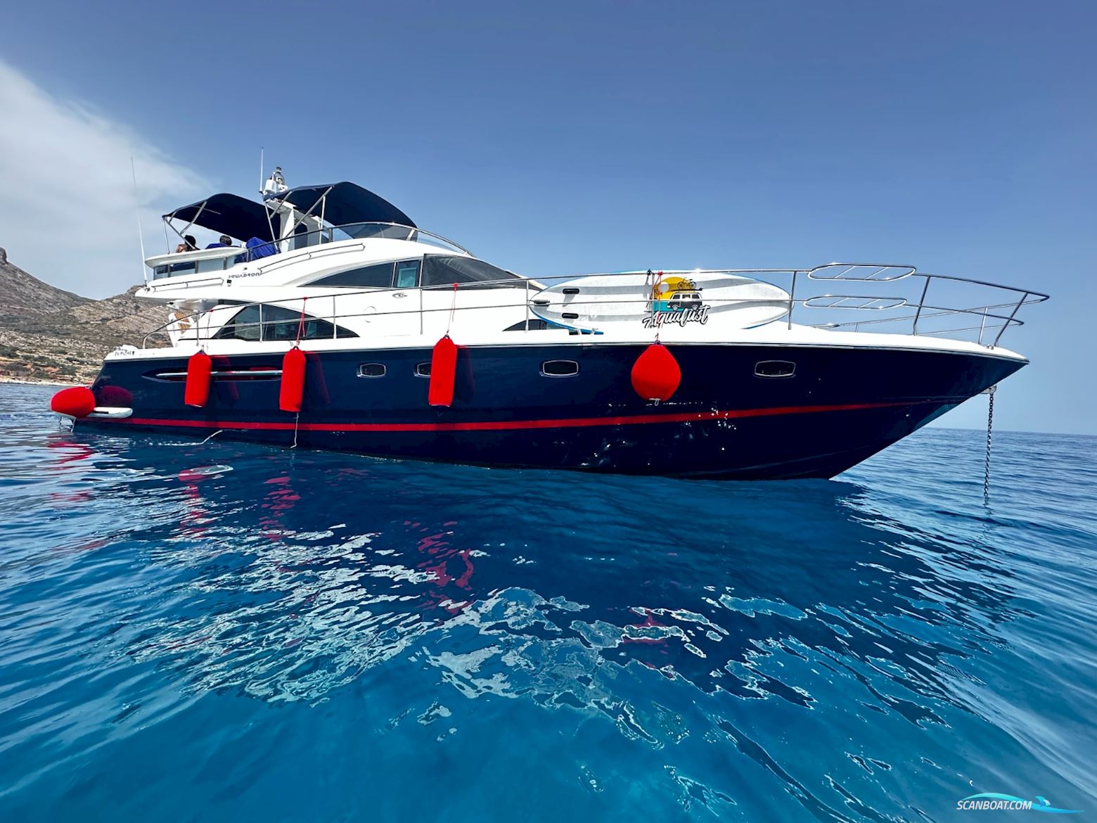 Fairline Squadron 58 Motorboat 2008, with VOLVO engine, Greece